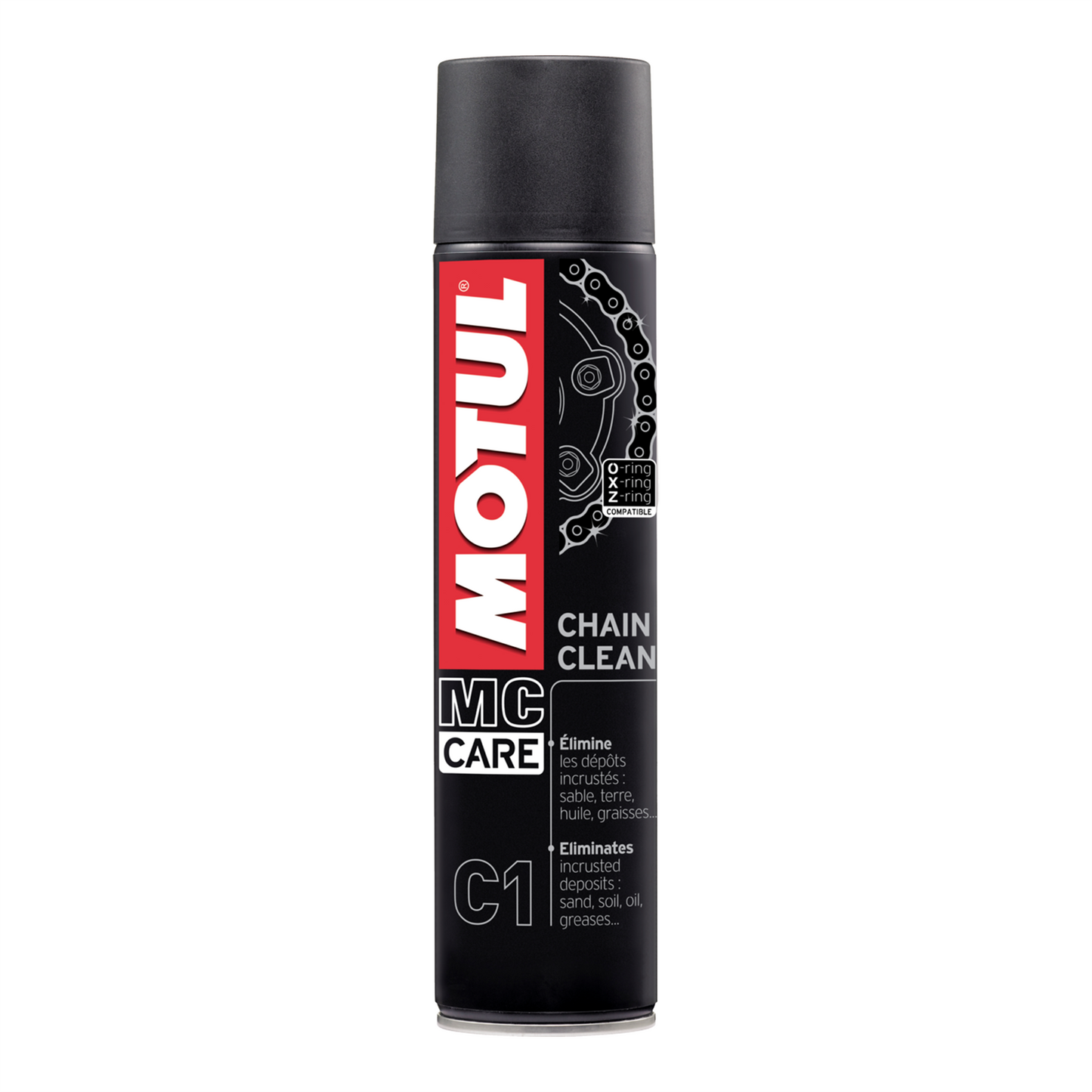 Motul MC Care C1 Chain Cleaner Aerosol Motorcycle Cleaner Degreaser Spray 400ml