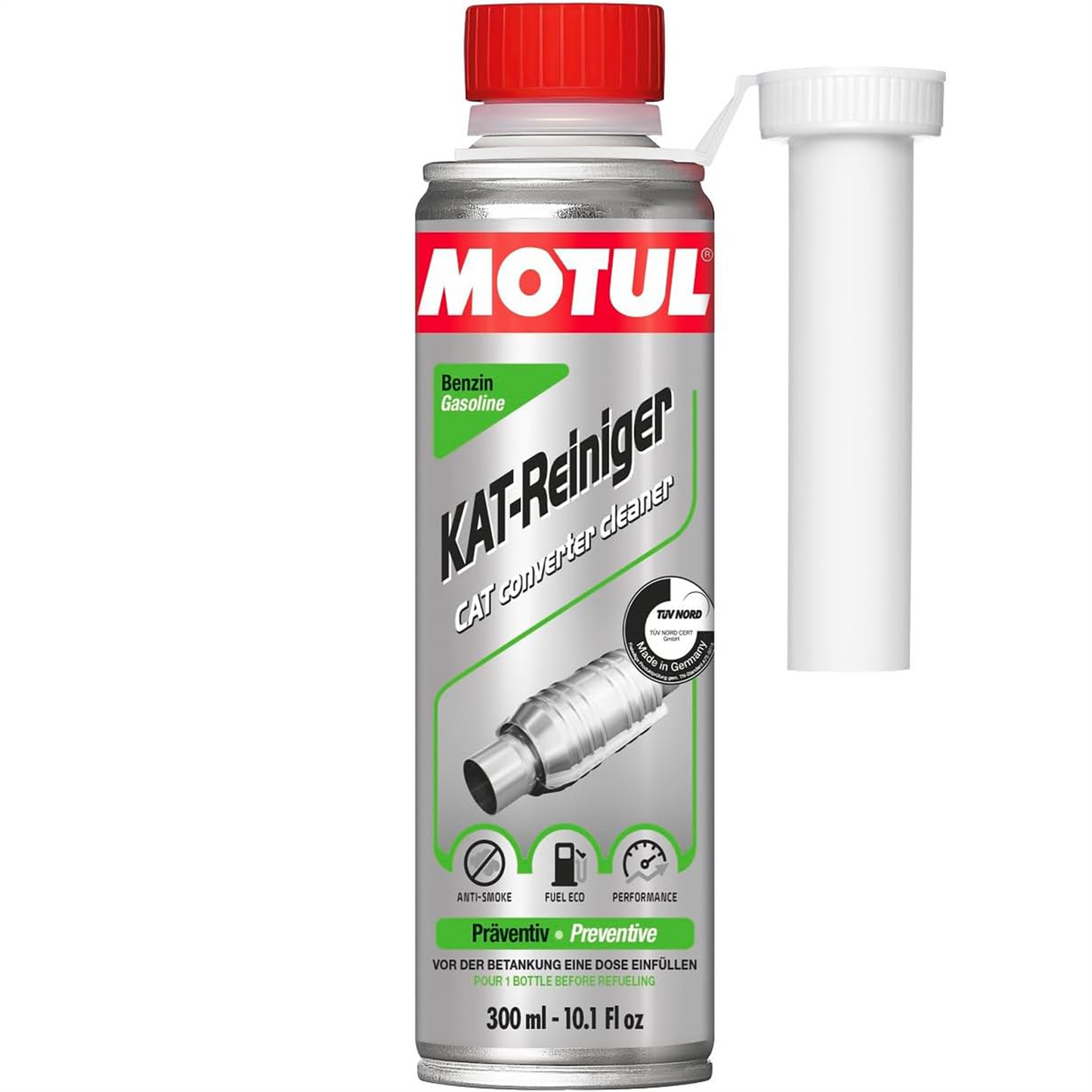 MOTUL Emission Reduction Kit Petrol Injector & Catalytic Converter Cleaner 600ml