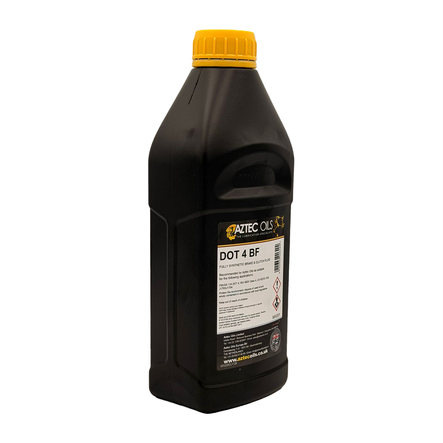 Aztec Hydratec DOT 4 Brake Fluid Premium For SAE J1703 ISO 4925 FMVSS 116 1L