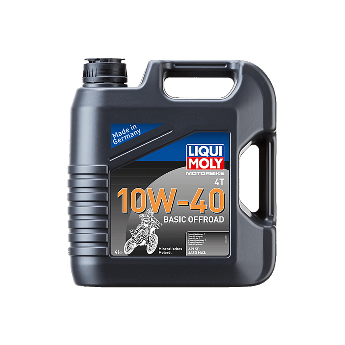 Liqui Moly 10W40 Motorbike Engine Oil 4T Basic OffRoad API SP JASO MA2 4L