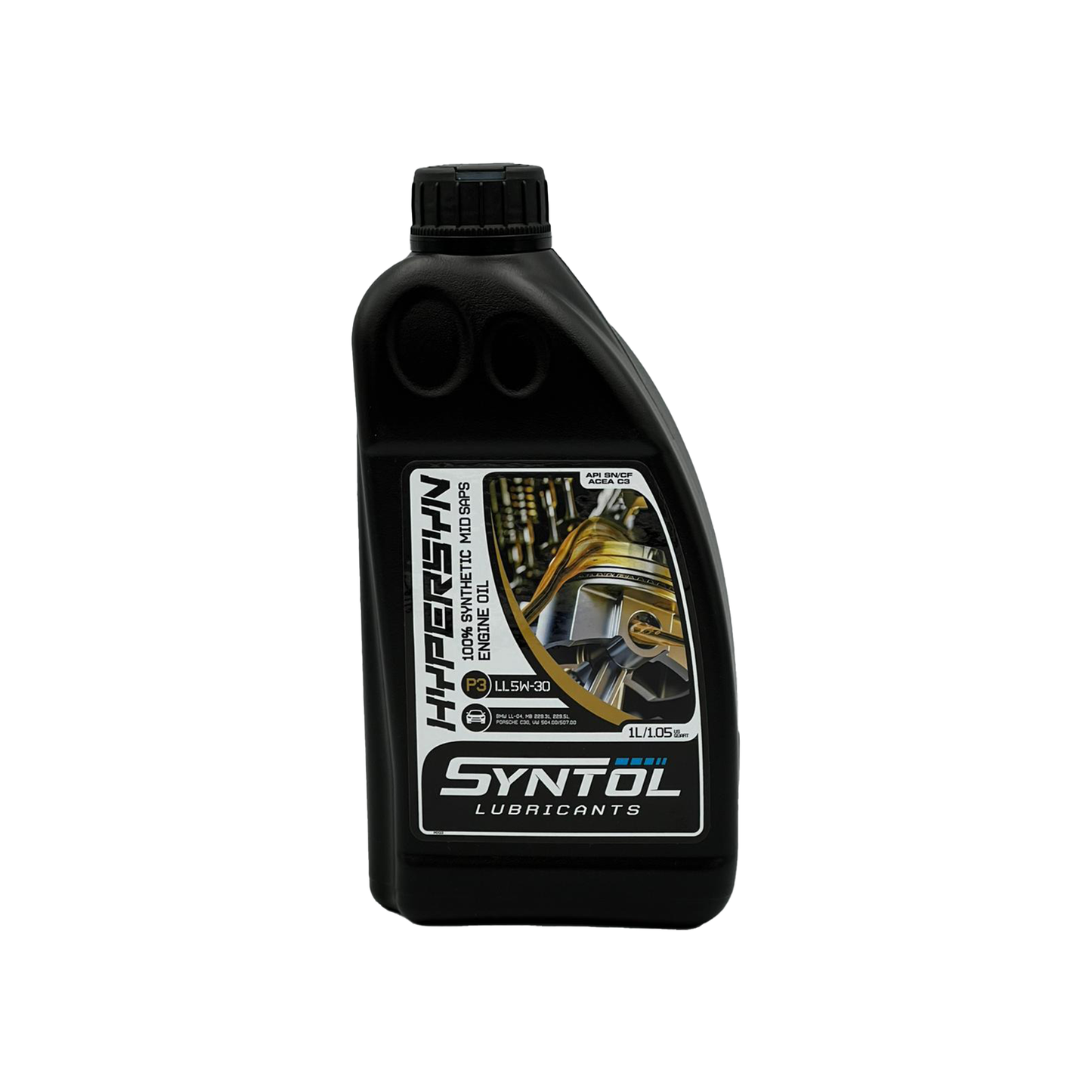 Syntol 5W30 Fully Synthetic Long Life Engine Oil API SN CF ACEA C3 VW 504/507