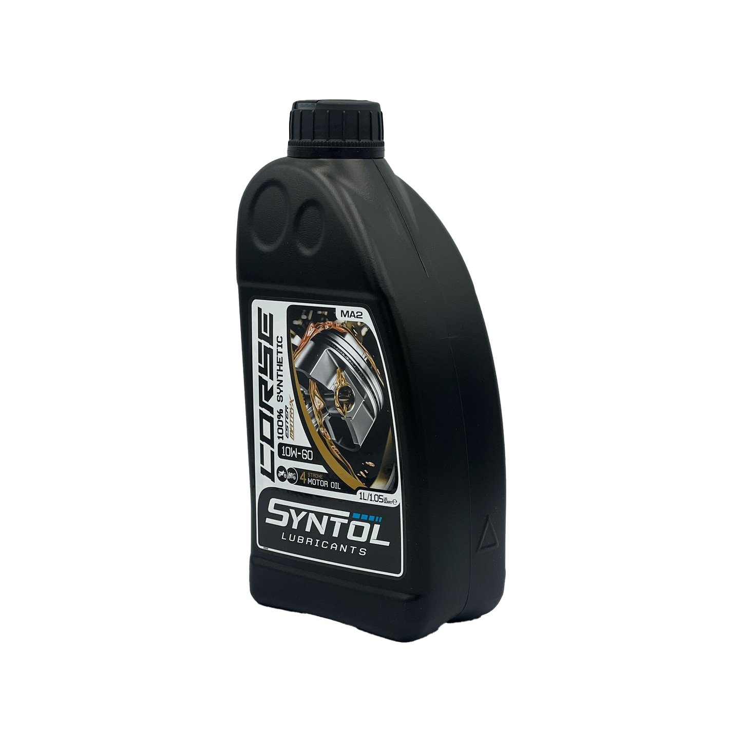 Syntol Corse 4T 10W-60 Fully Synthetic Motorcycle Engine Oil Jaso MA/MA2