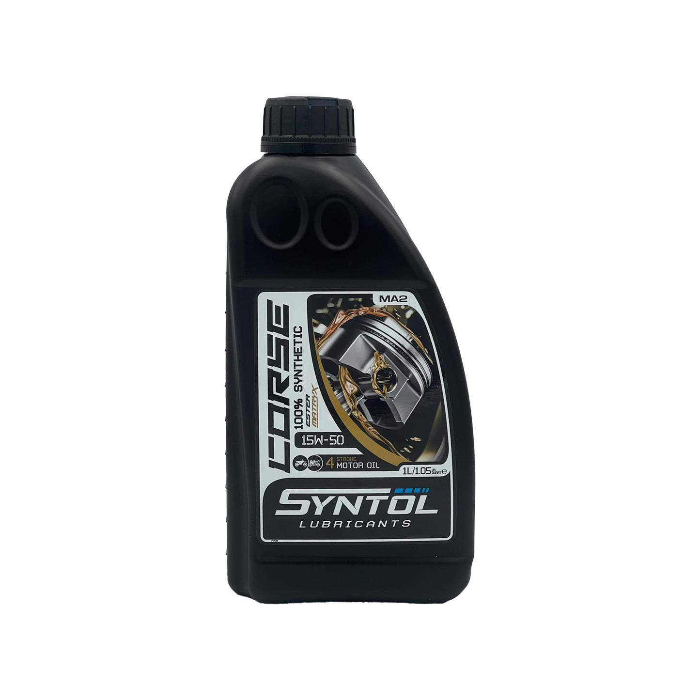 Syntol Motorcycle Motorbike Corse 4T 15W-50 Fully Synthetic Oil