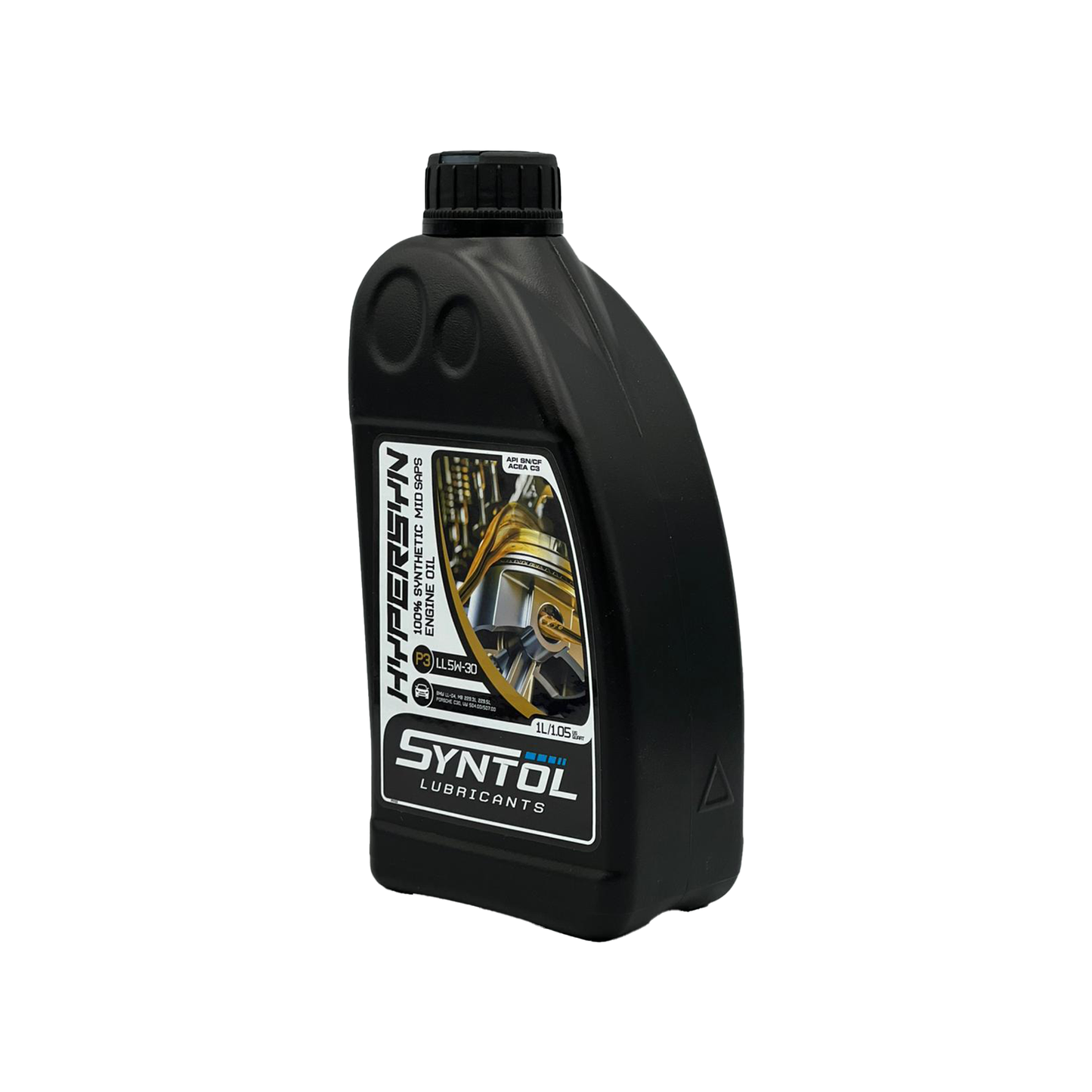 Syntol 5W30 Fully Synthetic Long Life Engine Oil API SN CF ACEA C3 VW 504/507