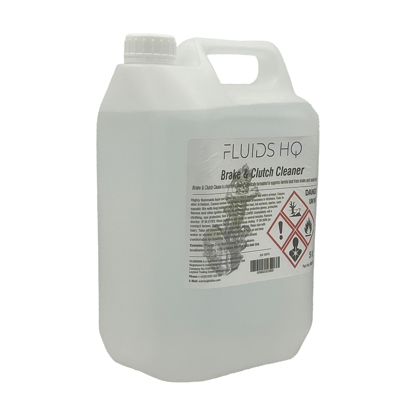 Brake & Clutch Cleaner 5 L Removes Oil, Grease, Dust Pats Degreaser