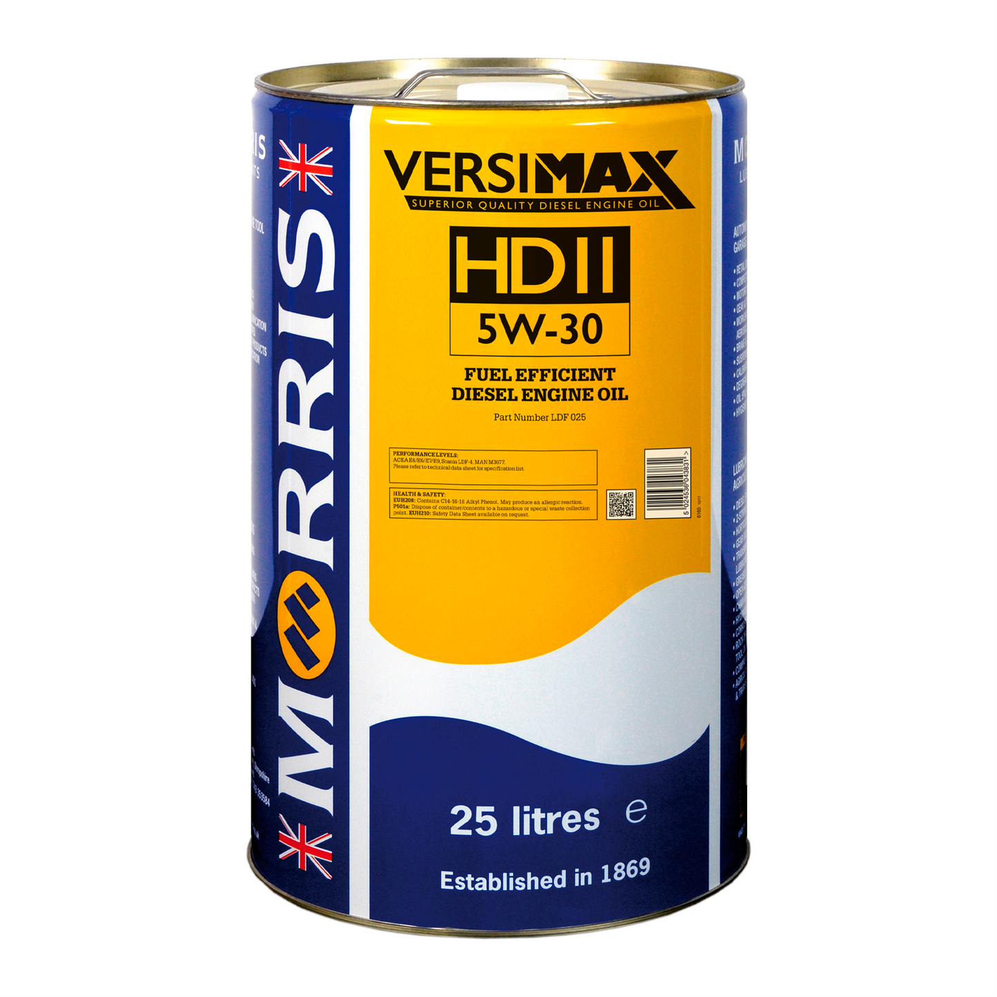 MORRIS HD11 5W-30 Fully Synthetic Engine Oil ACEA E6/E9 Volvo VDS-4.5