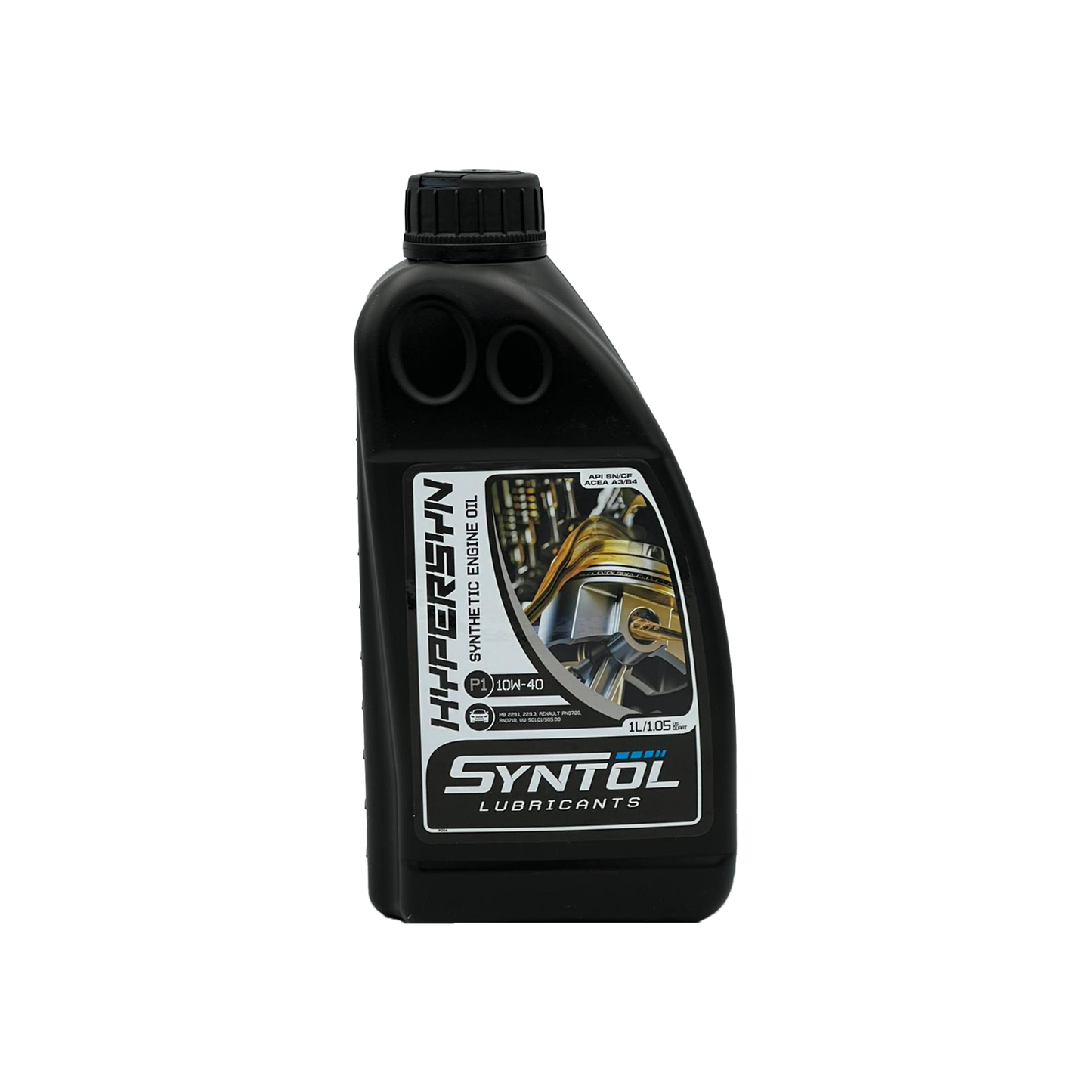Syntol 10W40 Semi-Synthetic Engine Oil SYNTOL HYPER-SYN P1 API SN CF A3/B3 A3/B4