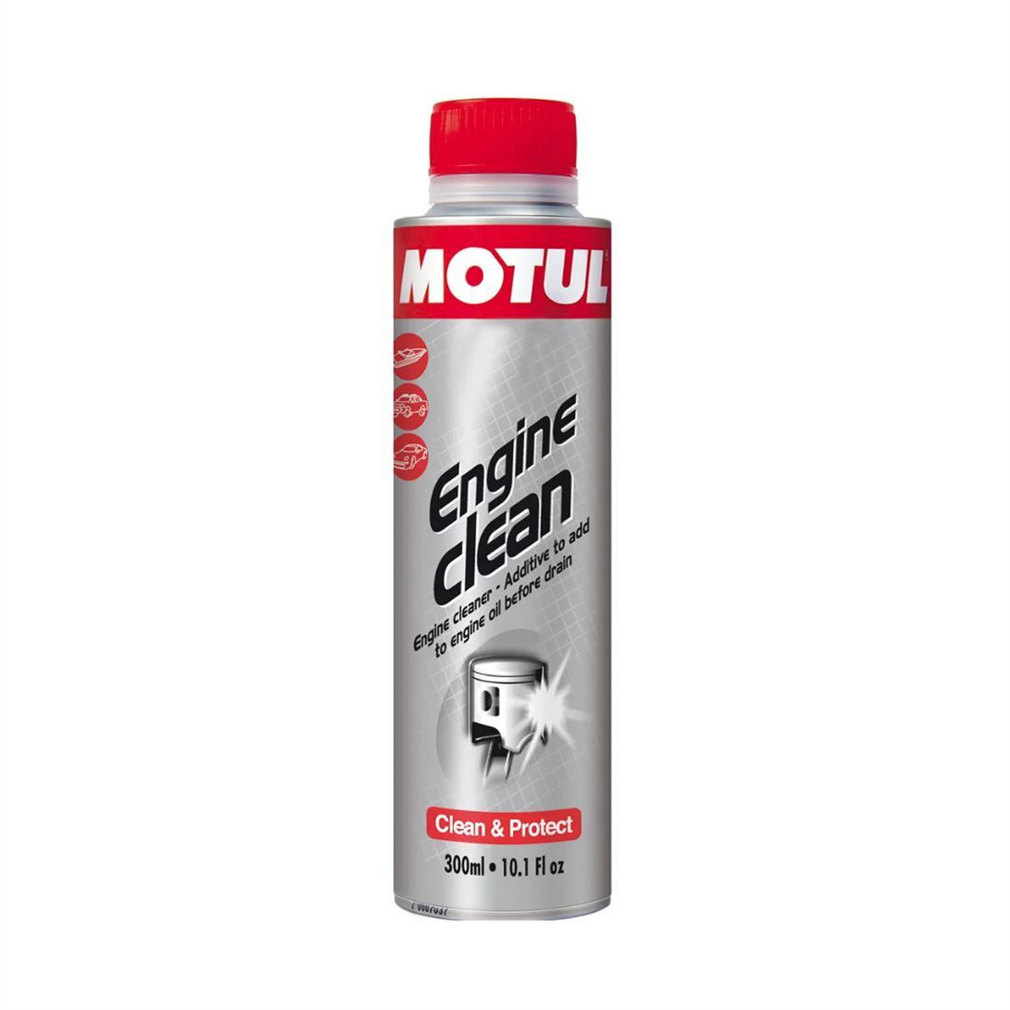 MOTUL Engine Clean Pre-Oil Drain Cleaner for Gasoline & Diesel Engines 300ml