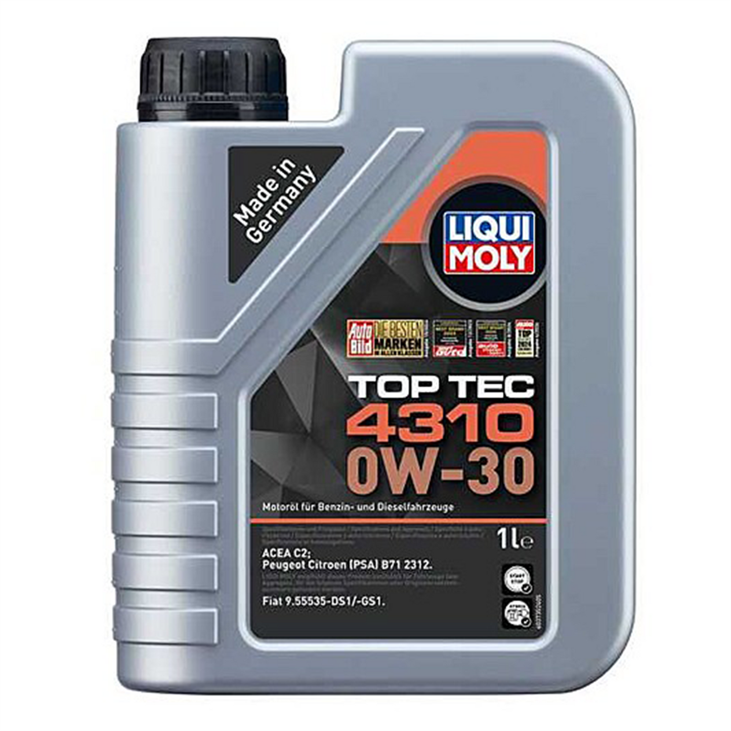 Liqui Moly TOP TEC 4310 0W-30 Semi Synthetic Engine Oil ACEA C2