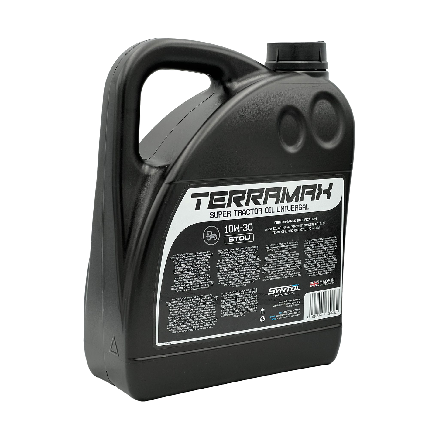 SYNTOL TERRAMAX STOU 10W-30 Tractor Engine Oil ACEA E3 API GL-4 CG-4