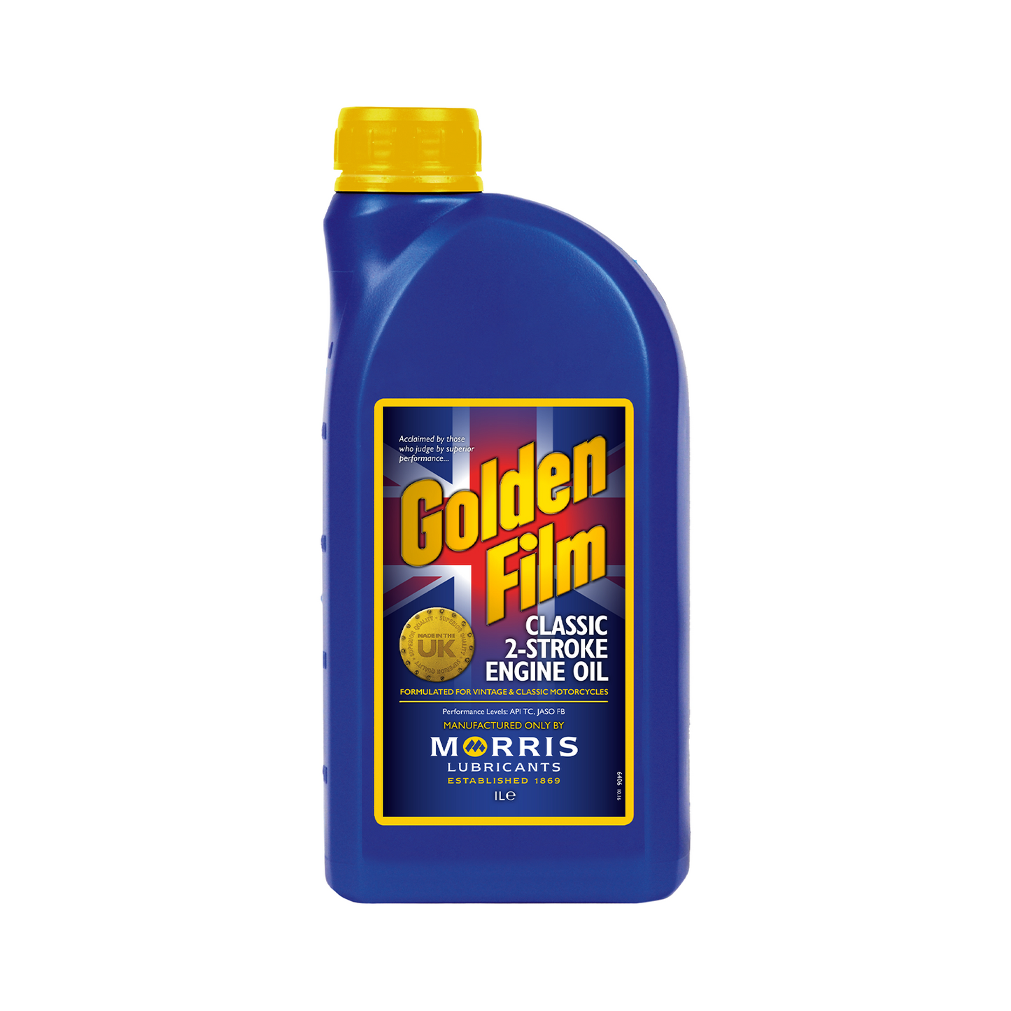 Morris Golden Film Classic 2T 2 Stroke Motorcycle Engine Oil API TC JASO FB 1L
