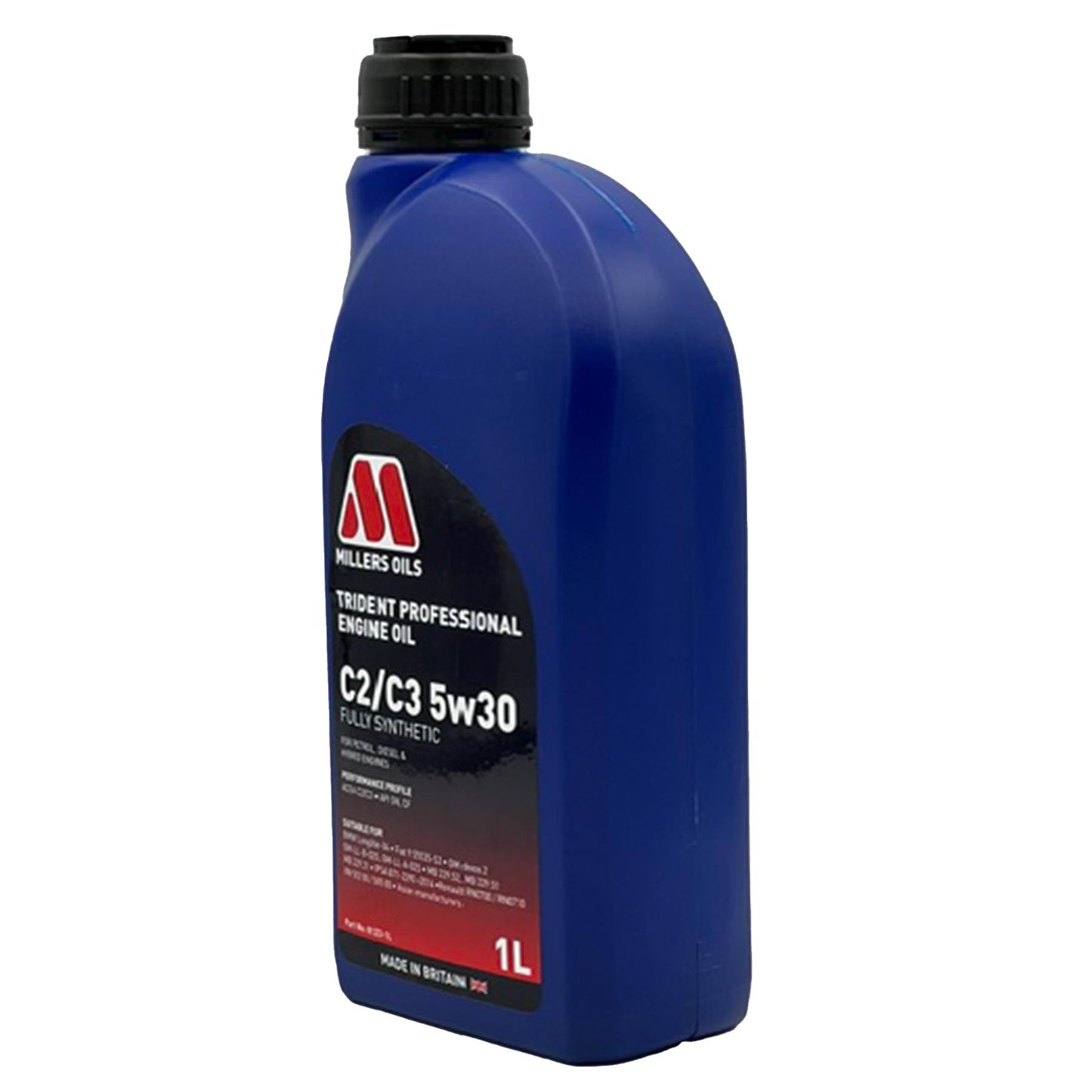 Millers Oils Trident Professional C2/C3 5W-30 5W30 Fully Syn Engine Oil