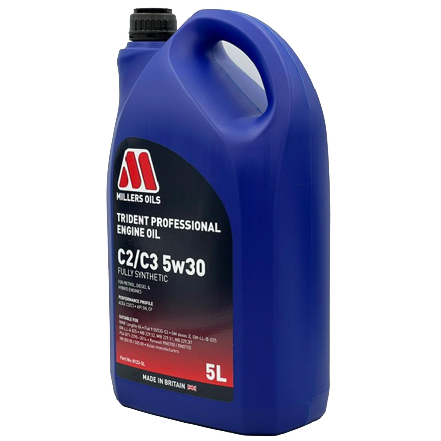 Millers Oils Trident Professional C2/C3 5W-30 5W30 Fully Syn Engine Oil