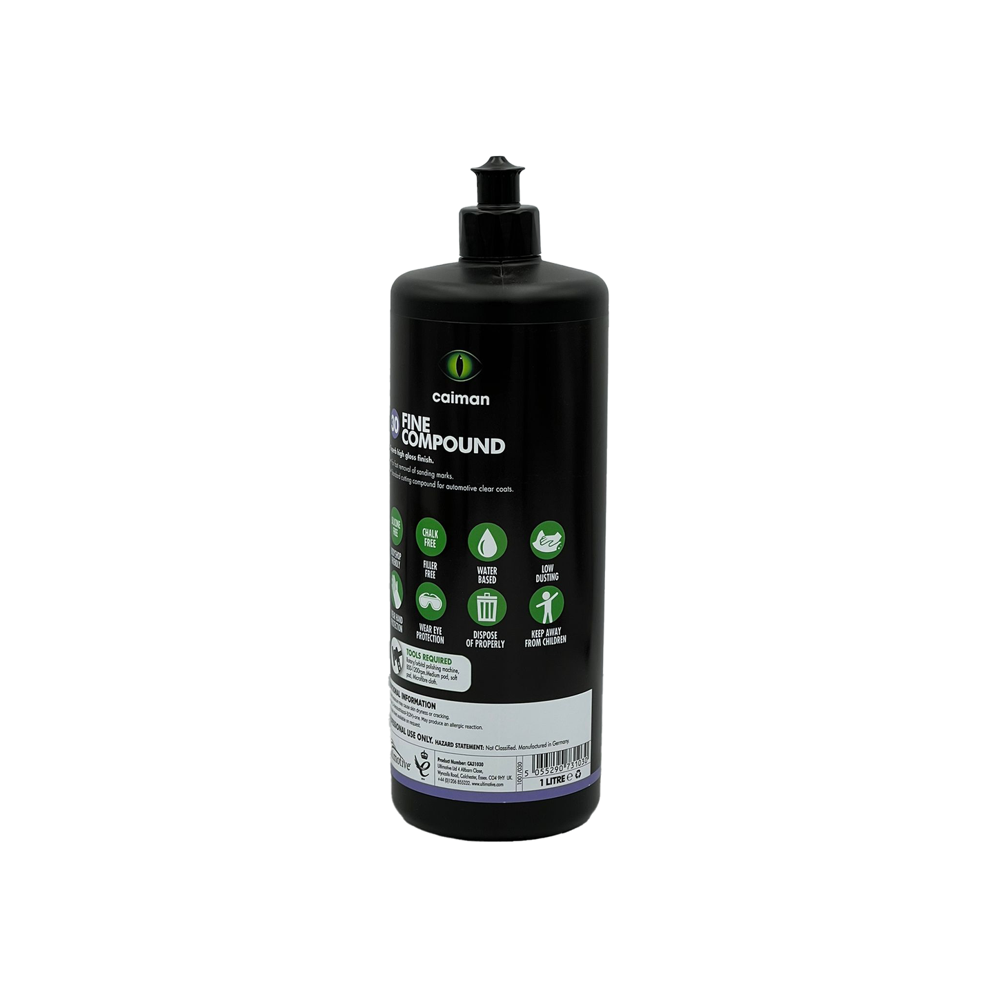 CAIMAN Car Wax Polish Fine Cut Compound P4000 Grit Paint Corrector 1Kg