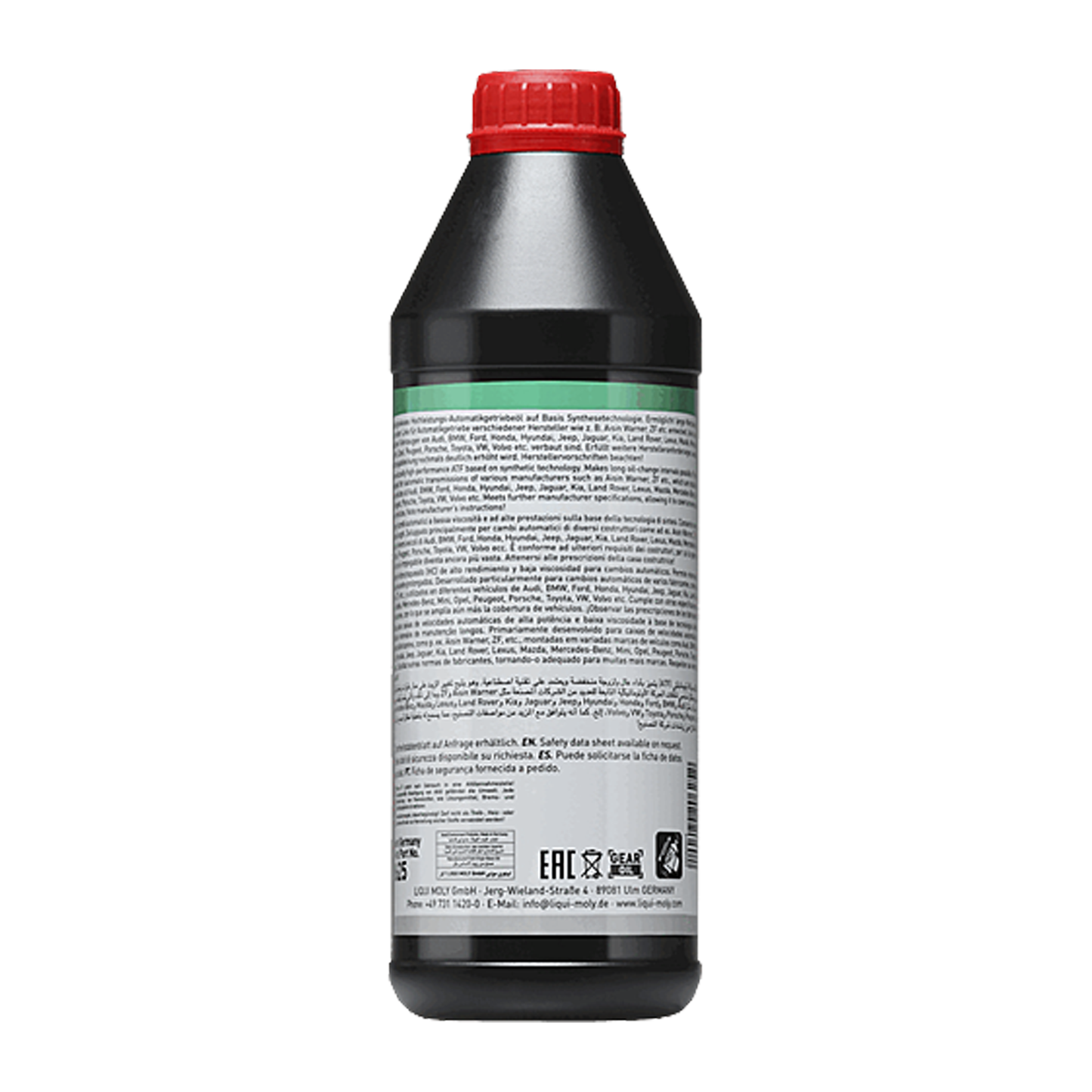 Liqui Moly Top Tec ATF 1800R Automatic Transmission Fluid Dexron 6 VI 1L