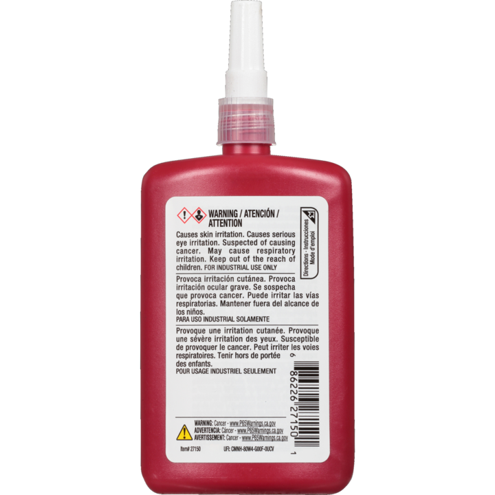Permatex Threadlock High Strength Fast Acting Thread Lock Sealant