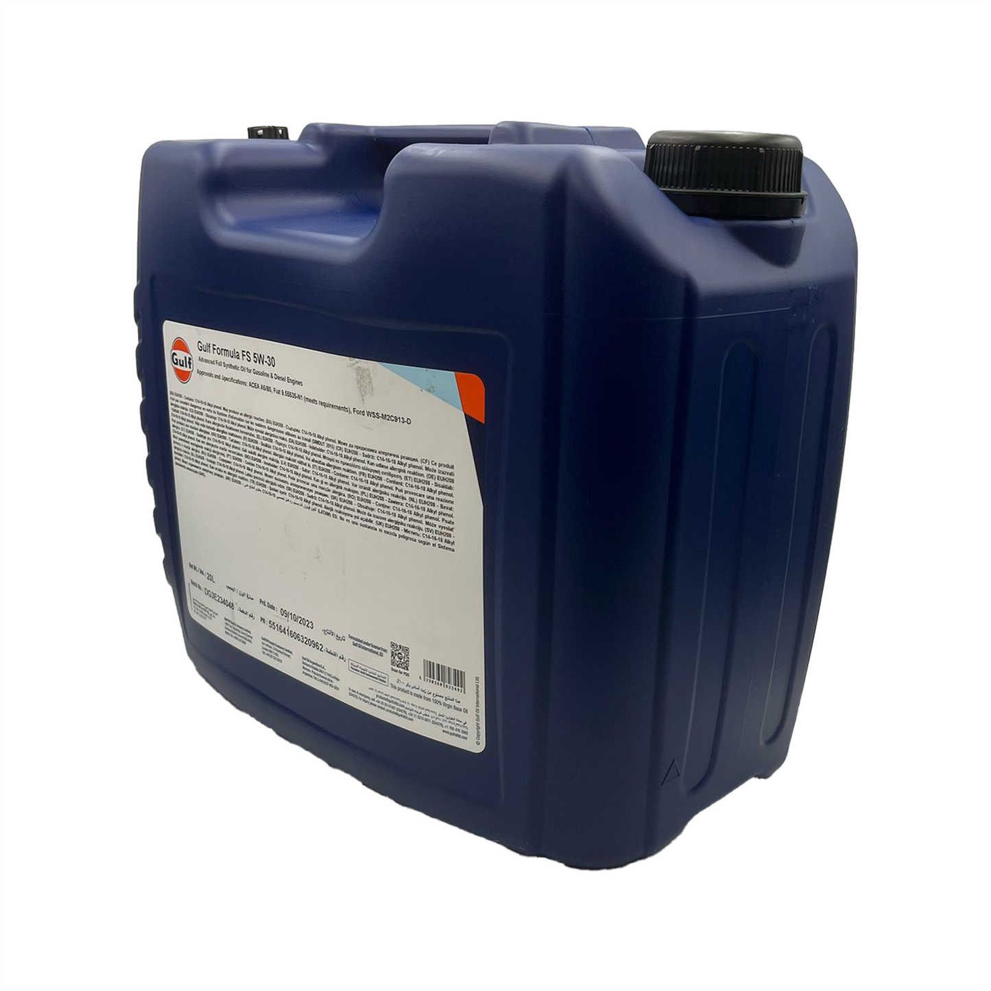 Gulf 5w-30 Fully Synthetic Engine Oil ACEA A5, B5, FIAT 9.55535-N1 20L