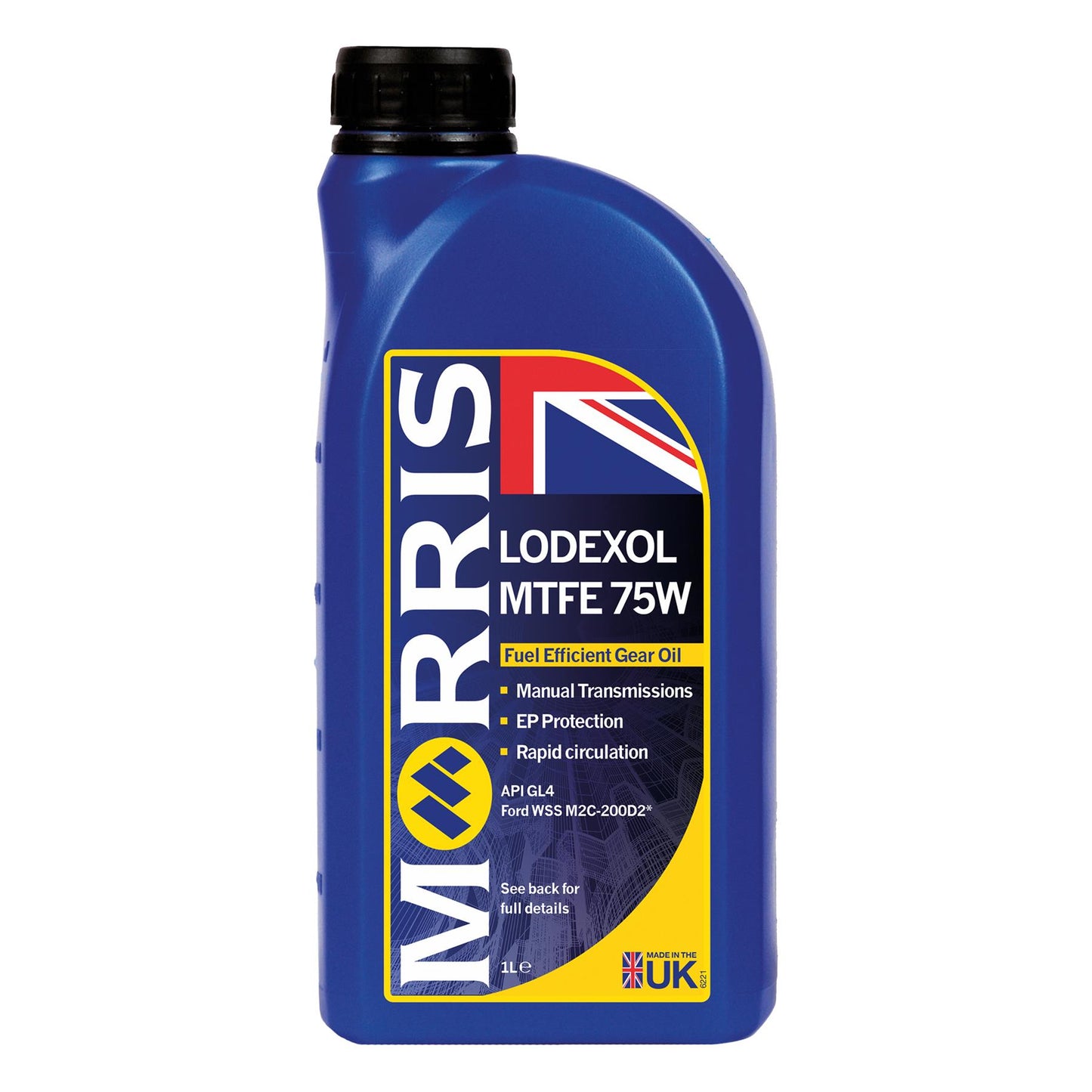 MORRIS MTFE 75W Fully Synthetic Gear Oil API GL4 Monograde Fluid