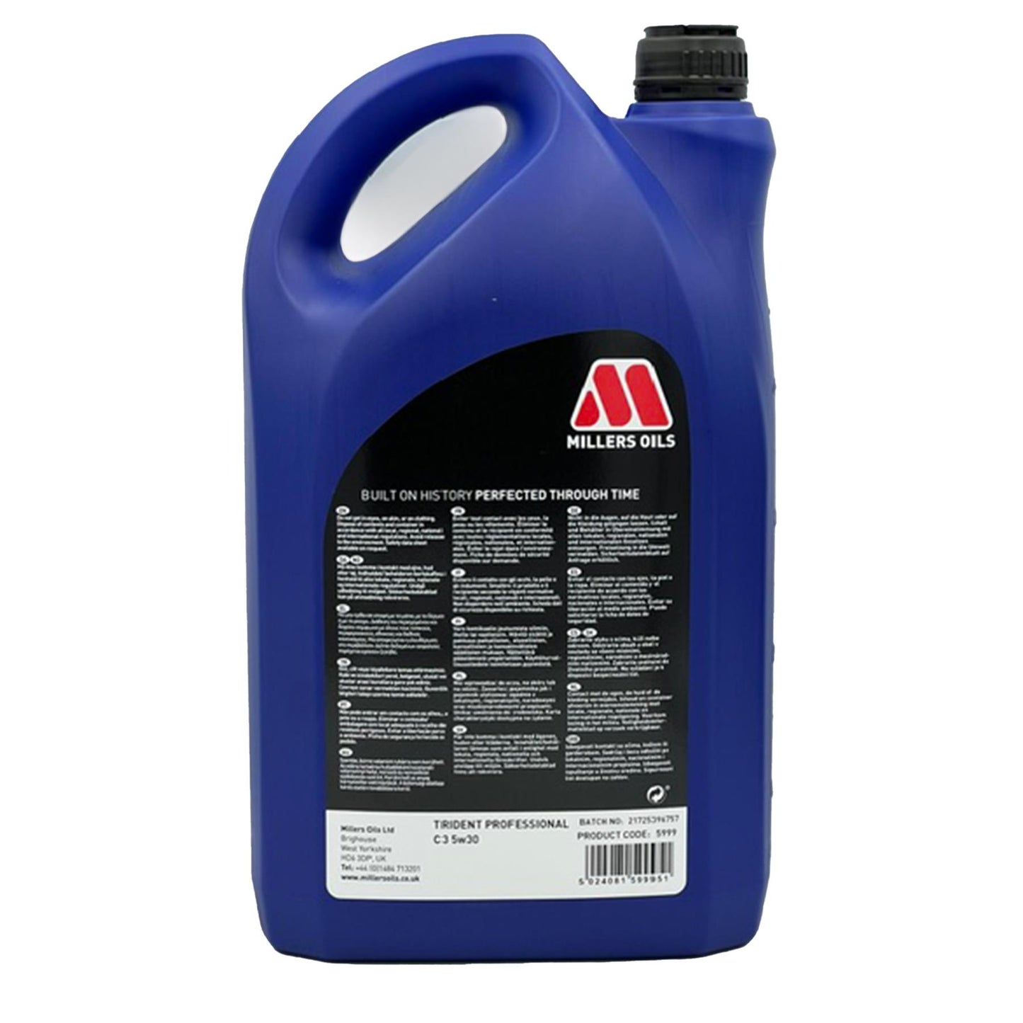Millers Oils Trident Professional C3 5W-30 5W30 Fully Synth Engine Oil