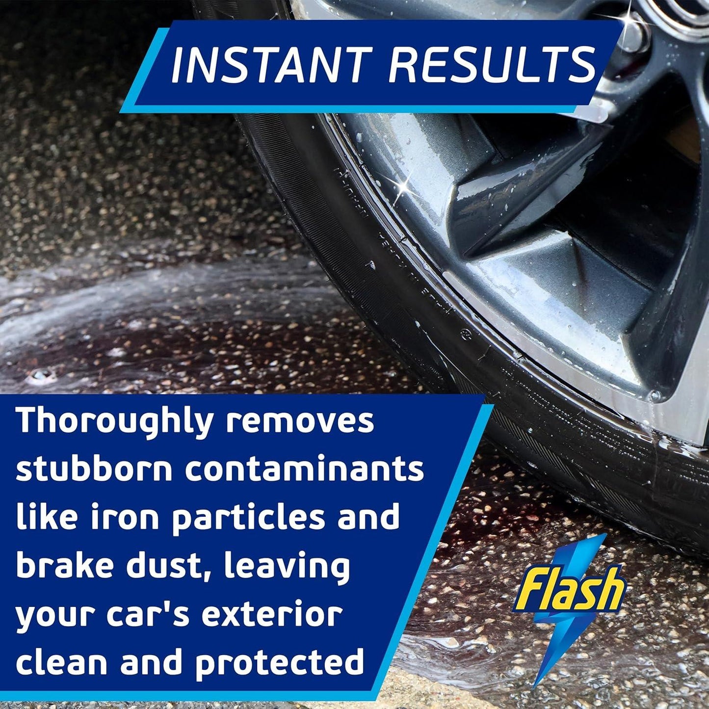 FLASH Fallout Remover 500ml Removes Iron & Contamination from Wheels & Paint