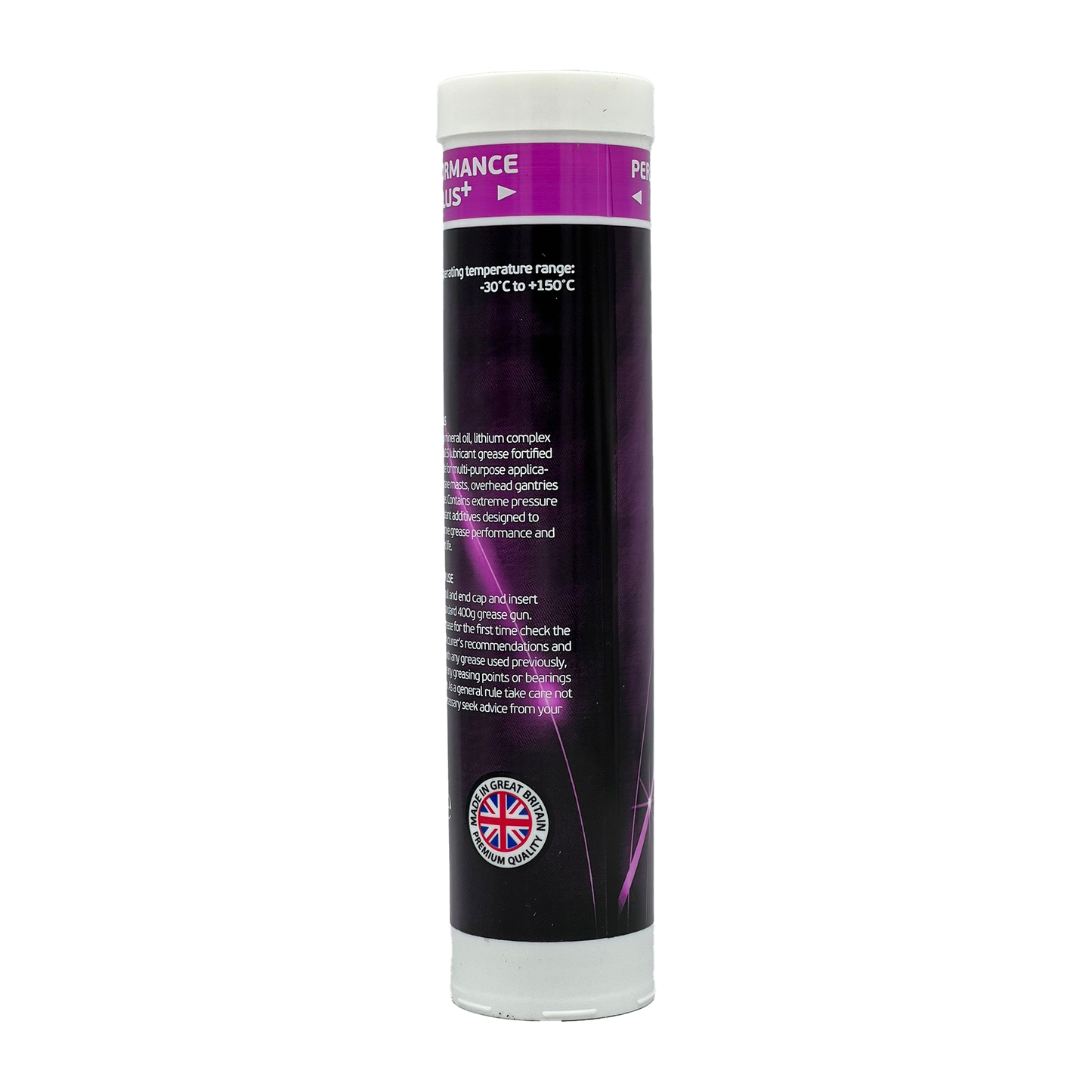 SYNTOL Boom Grease PTFE – Multi-Purpose Lithium Complex Grease Cartridge 400g – High Performance -30°C to +150°C