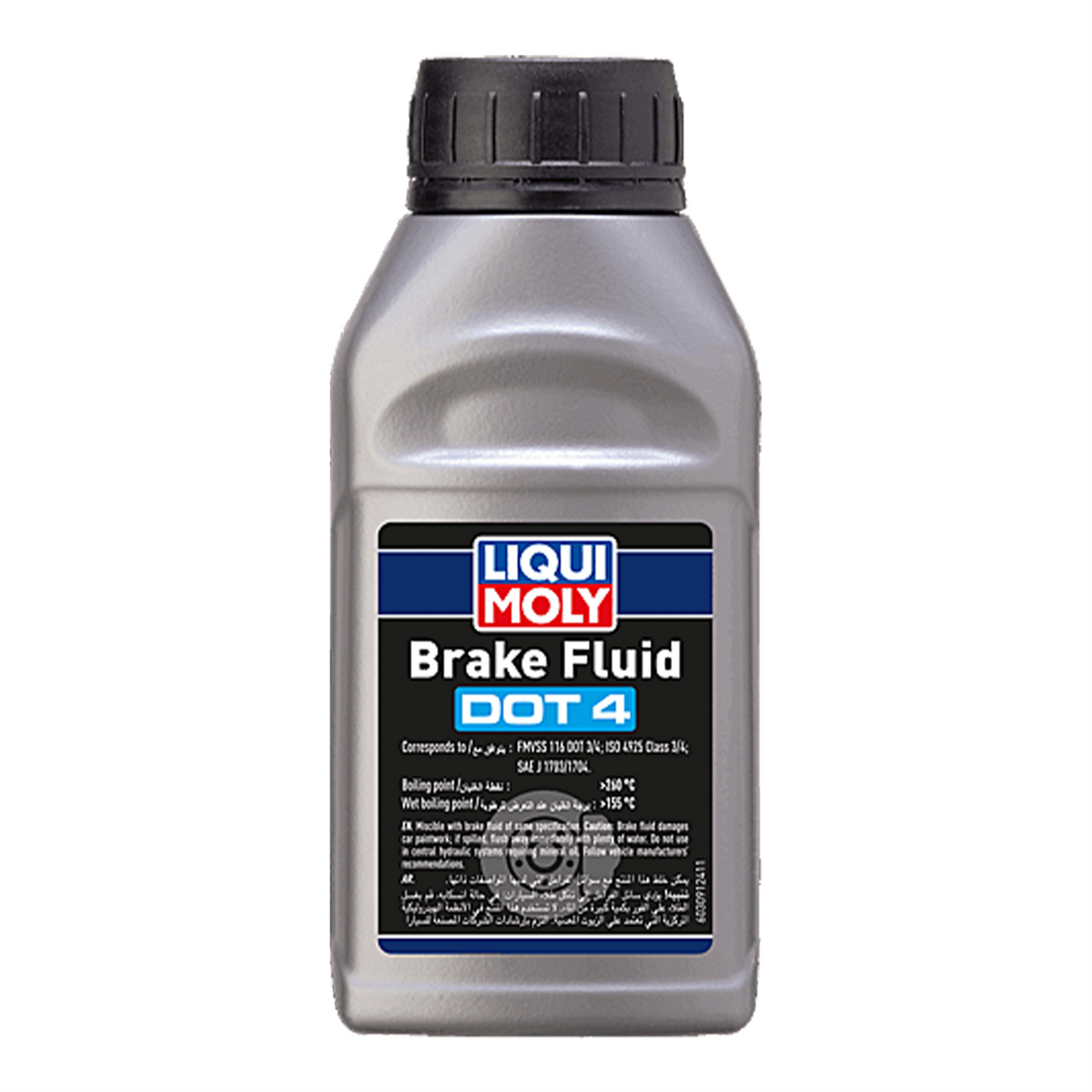 LIQUI MOLY Brake Fluid DOT 4 Synthetic Brake & Clutch Fluid ABS Safe