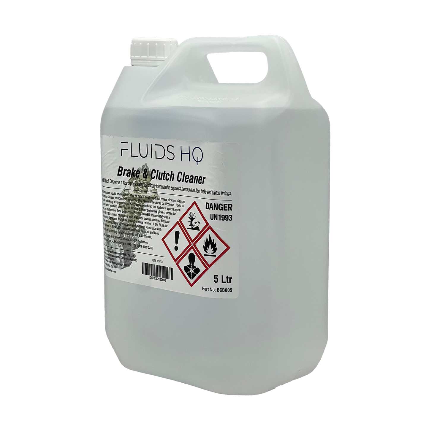 Brake & Clutch Cleaner 5 L Removes Oil, Grease, Dust Pats Degreaser