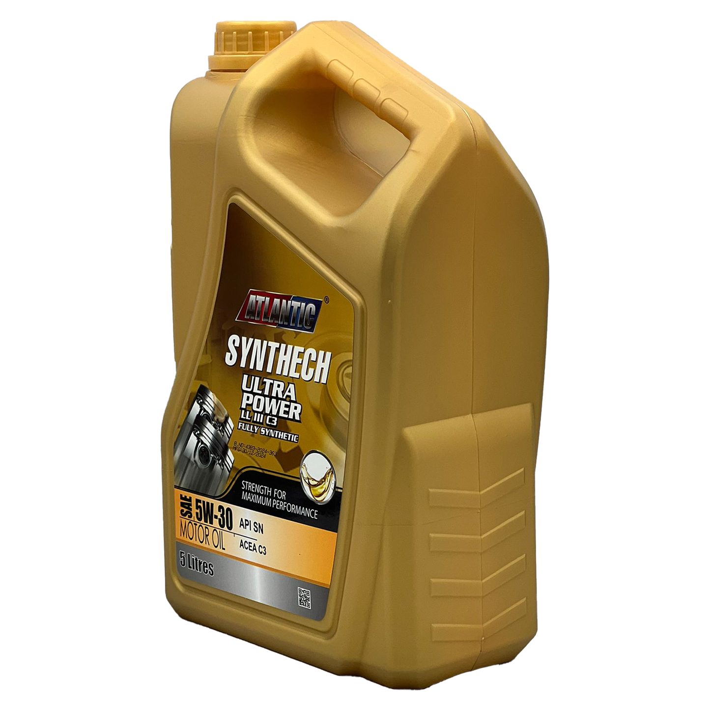 Atlantic 5W-30 Fully Synthetic Engine Oil API SN ACEA C3 LL III VW 504/507 5L