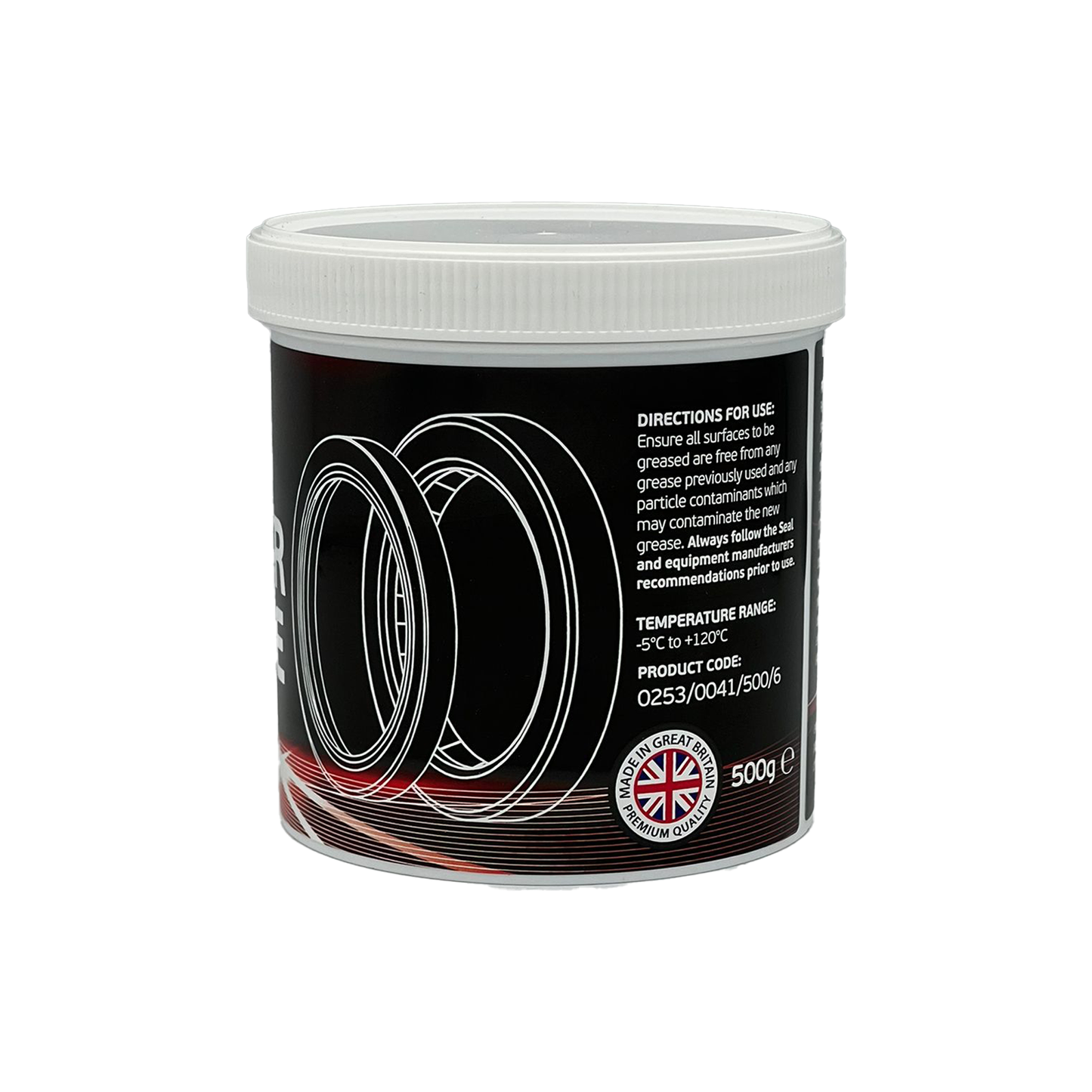 Syntol Red Rubber Grease – Premium Vegetable-Based Grease for Rubber Seal Compatibility 500g