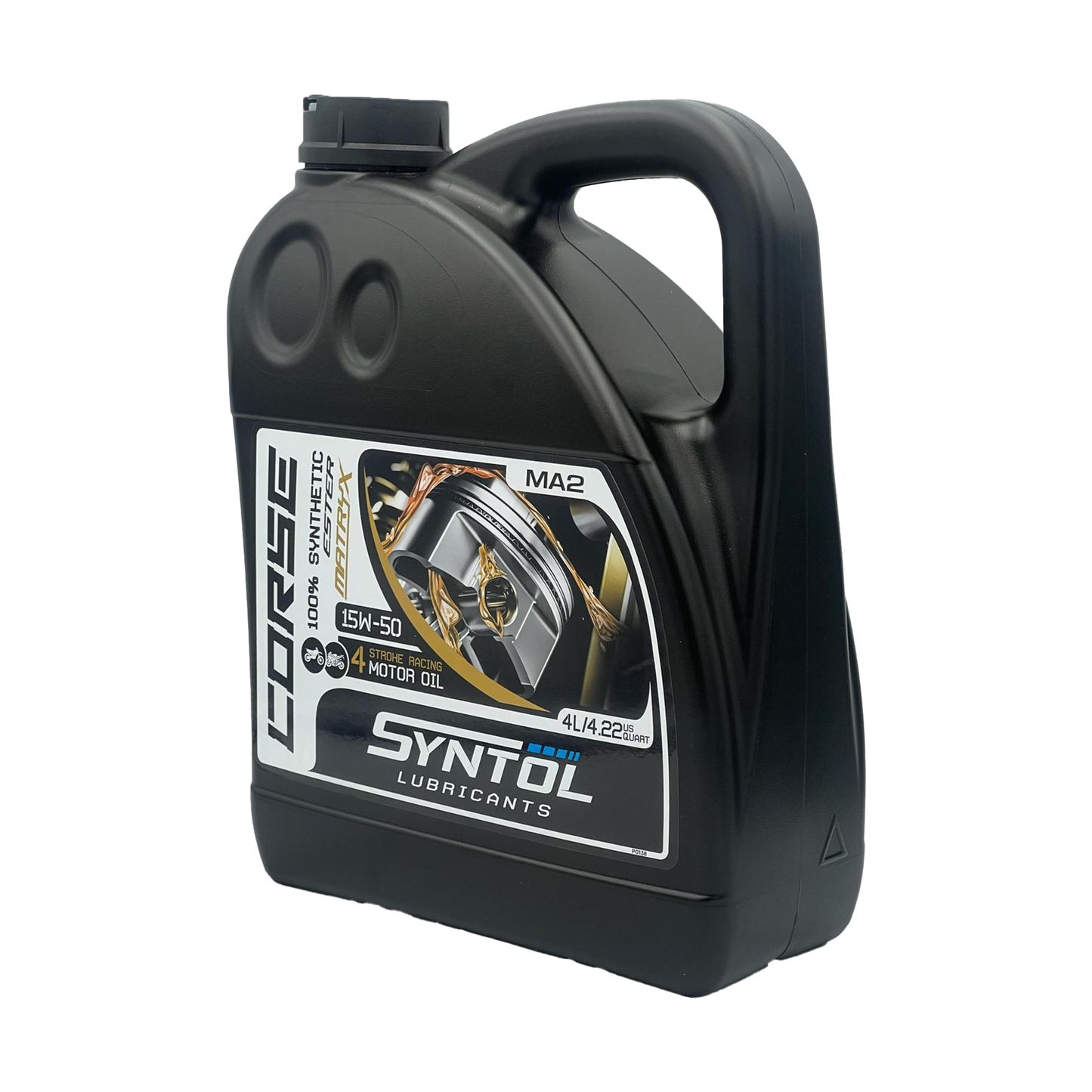 Syntol Motorcycle Motorbike Corse 4T 15W-50 Fully Synthetic Oil