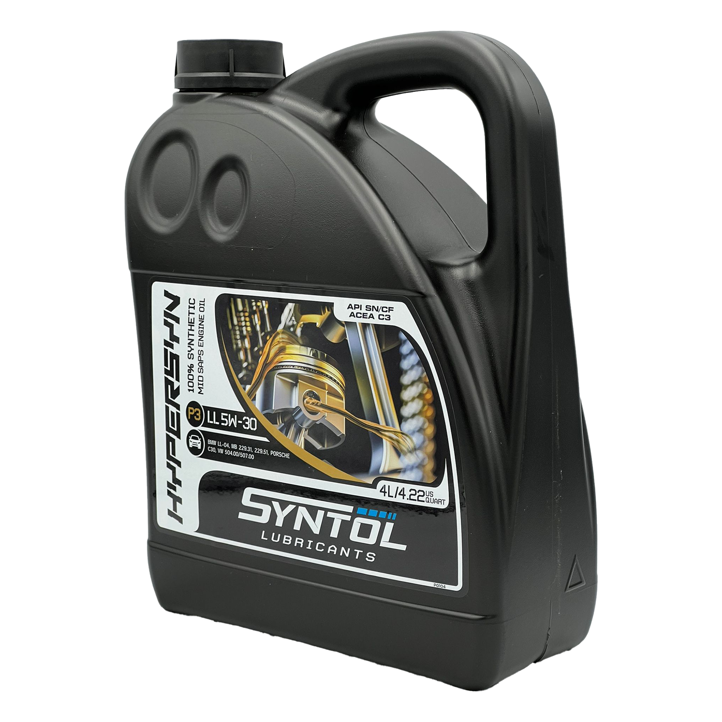 Syntol 5W30 Fully Synthetic Long Life Engine Oil API SN CF ACEA C3 VW 504/507