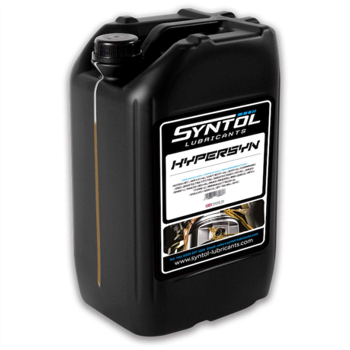 Syntol Hypersyn P6 5W-30 Fully Synthetic Engine Oil API SP Dexos 1 Gen 2 20L