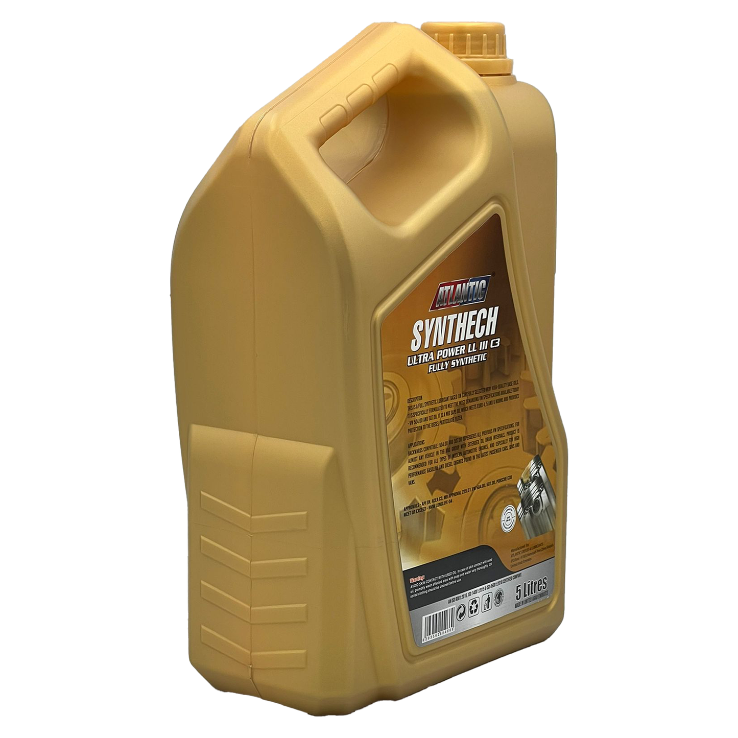 Atlantic 5W-30 Fully Synthetic Engine Oil API SN ACEA C3 LL III VW 504/507 5L