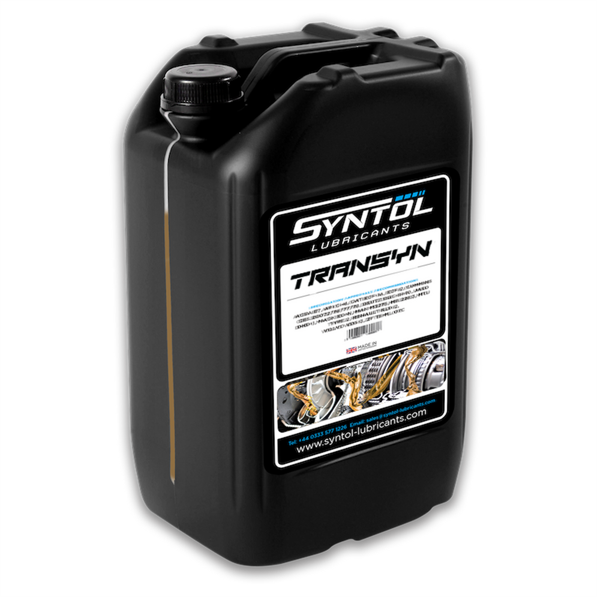 Syntol Transyn CHF 100% Synthetic Centralised Hydraulic Fluid ZF: TE-ML 02K 20L