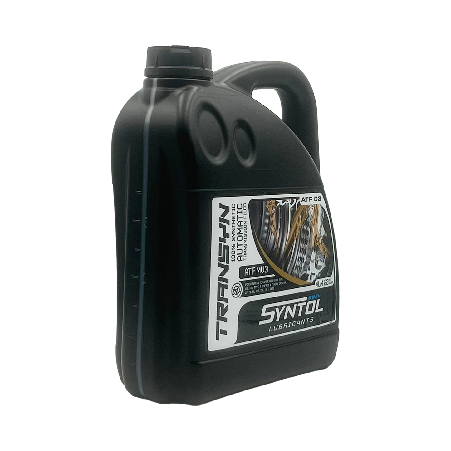 Syntol Transyn ATF MV3 Fully Synthetic Automatic Transmission Fluid Jaso 1A 4L