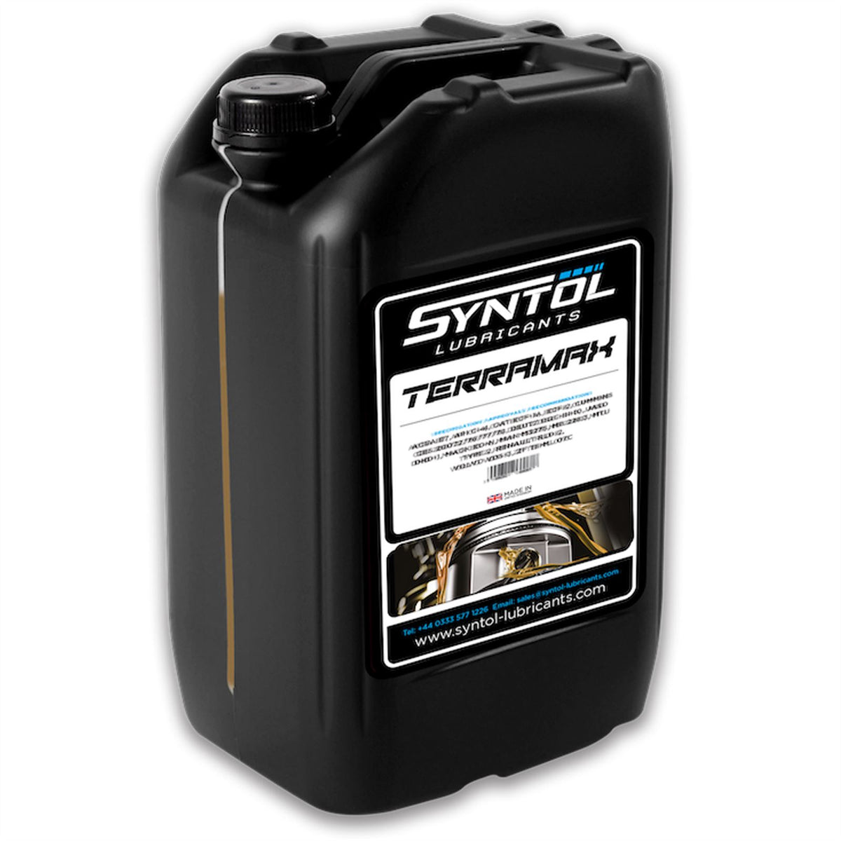 Syntol Terramax UTTO WB102 Synthetic Transmission Fluid API GL-4 Allison C4 20L