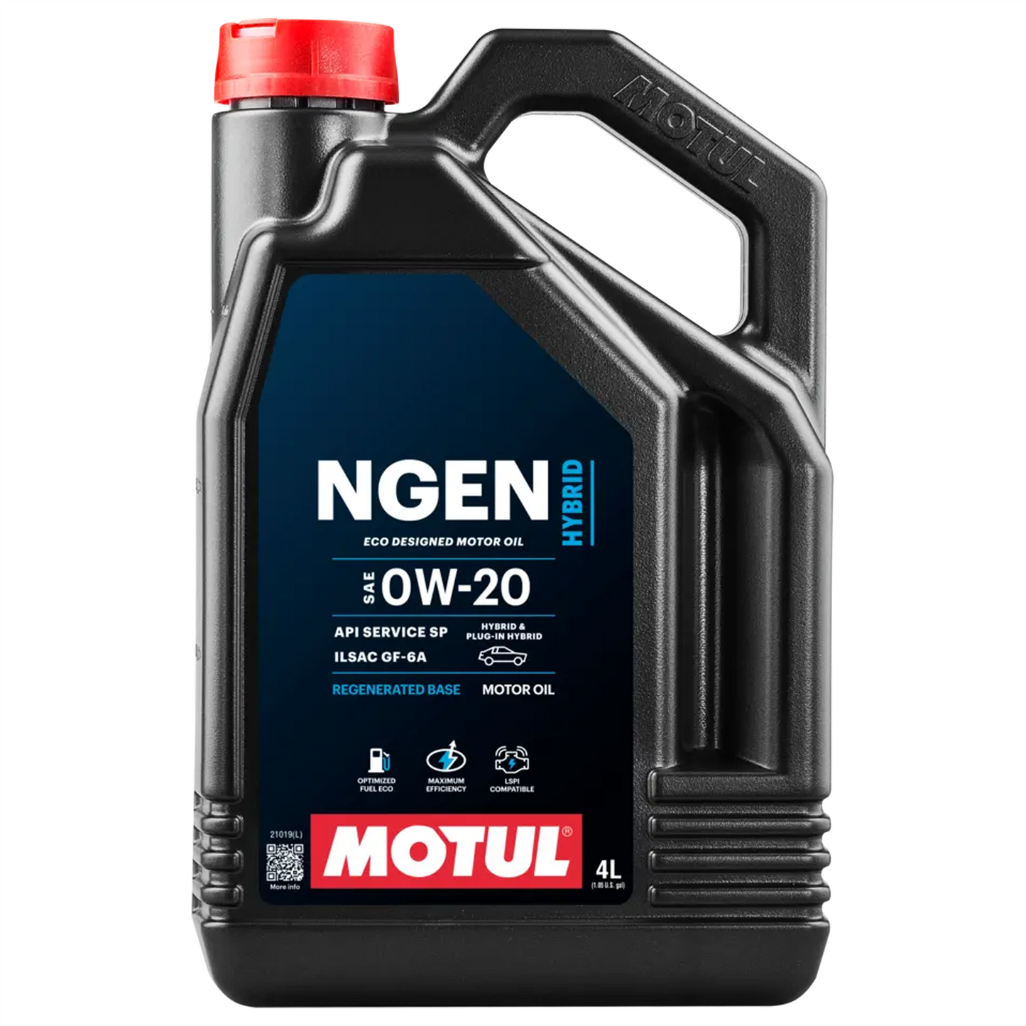 Motul NGen Hybrid 0W20 Fully Synthetic Engine Oil API SP ILSAC GF-6A