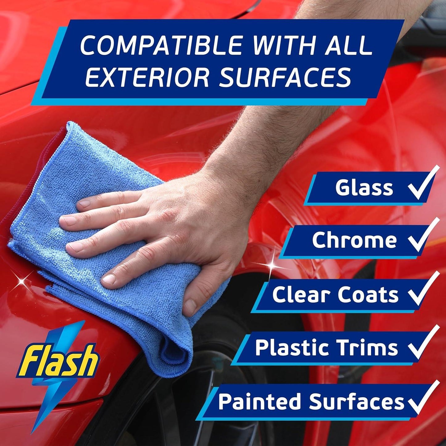 FLASH Quick Detailer Spray Car Cleaner Protects & Restores Paint 500ml