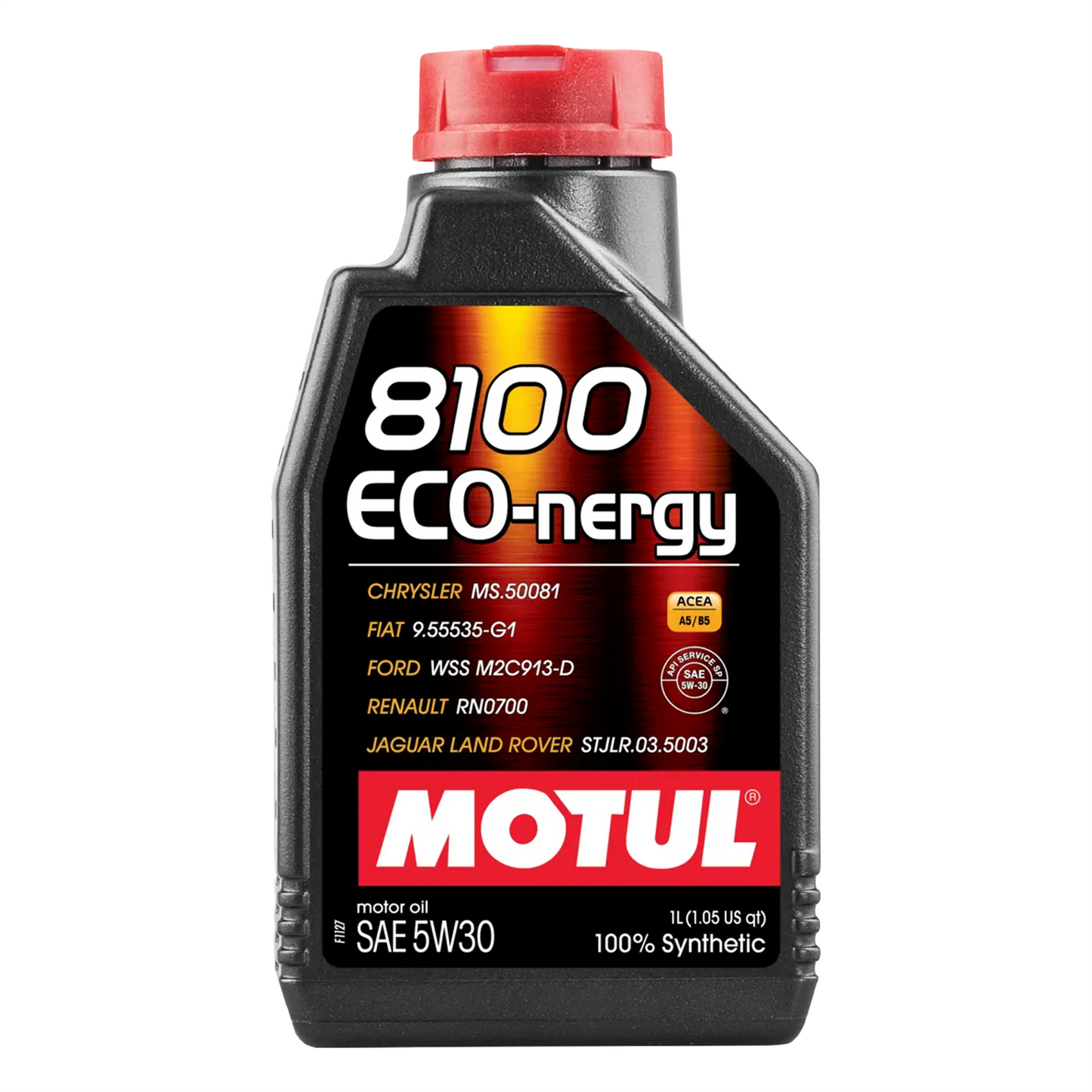 Motul 8100 ECO-nergy 5W30 Fully Synthetic Engine Oil ACEA A5/B5 API SP RN0700 1L