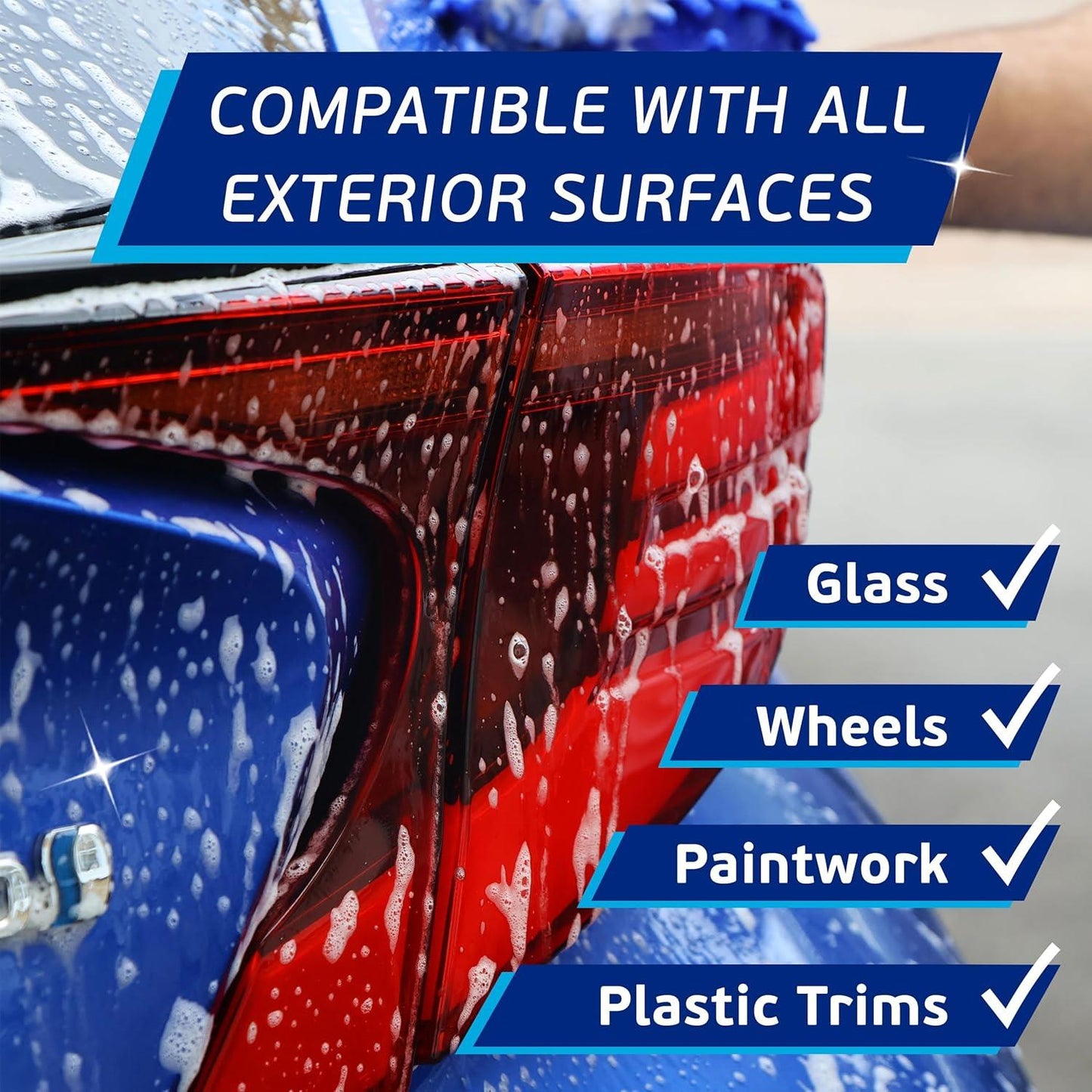 FLASH Car Shampoo Foam Wash Quick Safe & Effective on All Paintwork 500ml
