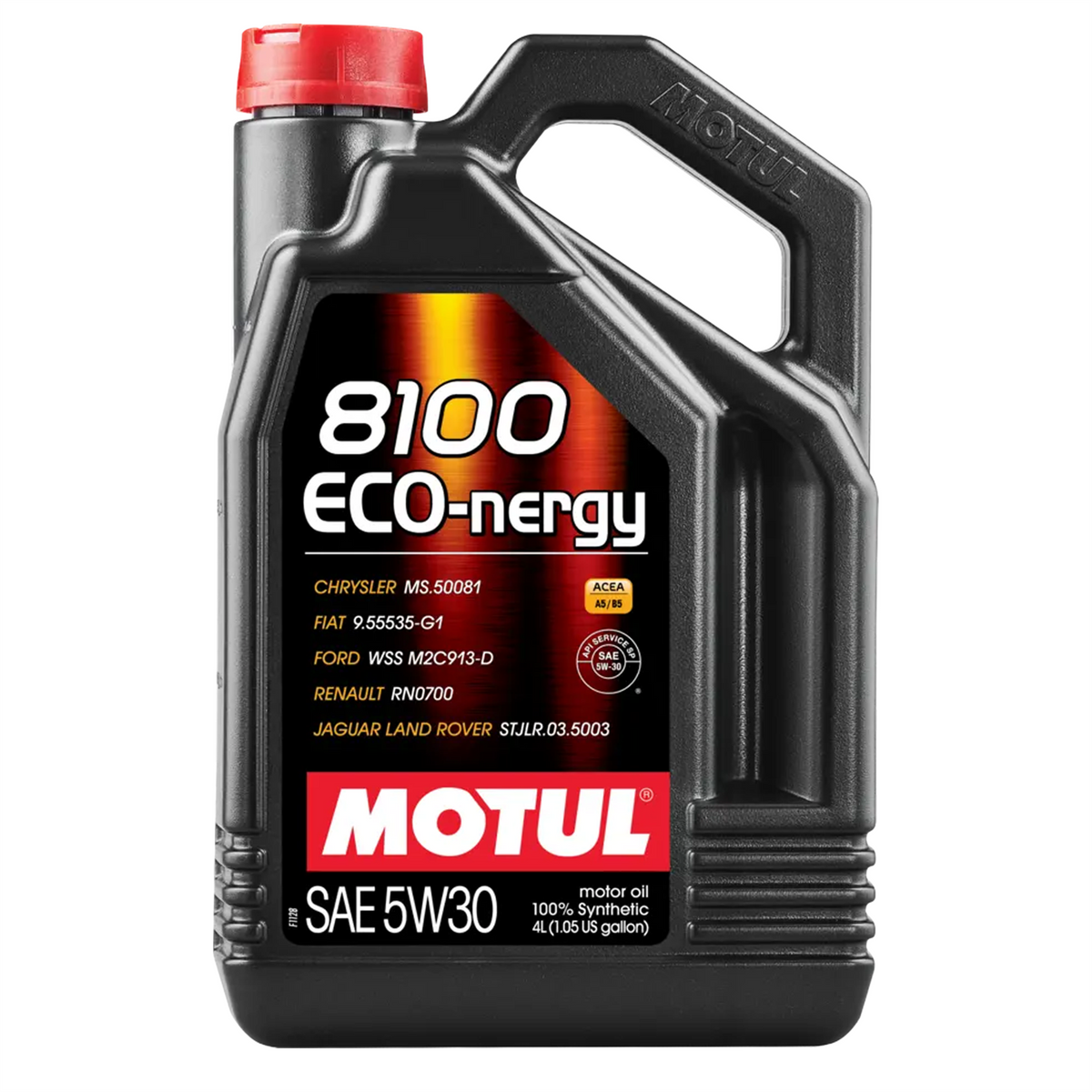 Motul 8100 ECO-nergy 5W30 Fully Synthetic Engine Oil ACEA A5/B5 API SP RN0700