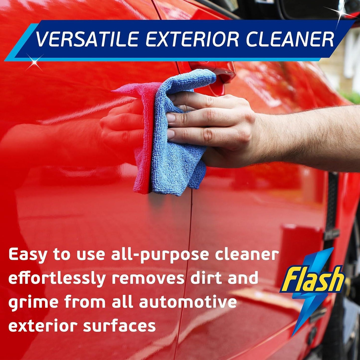 FLASH All-Purpose Exterior Car Cleaner Spray Safe for All Surfaces 500ml