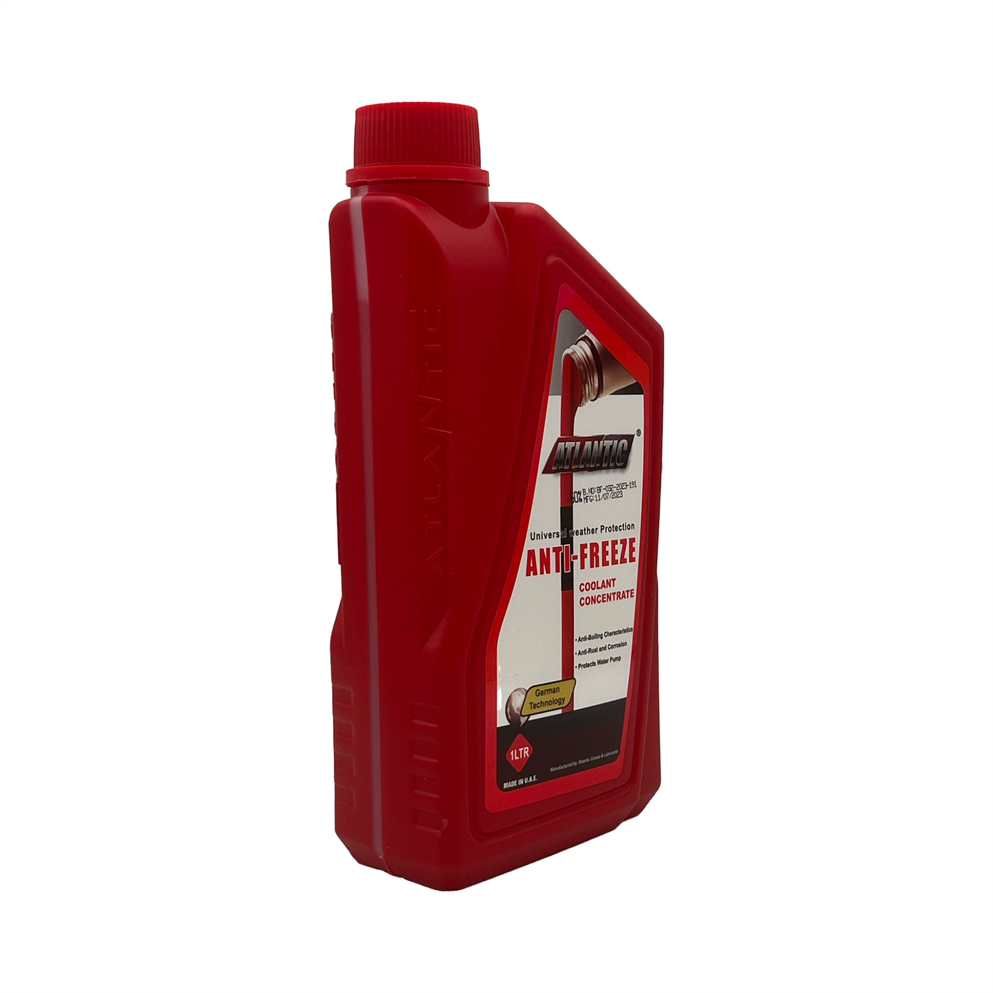 Atlantic Red Antifreeze Coolant Concentrate OAT Extended Life Coolant SAE J 1034
