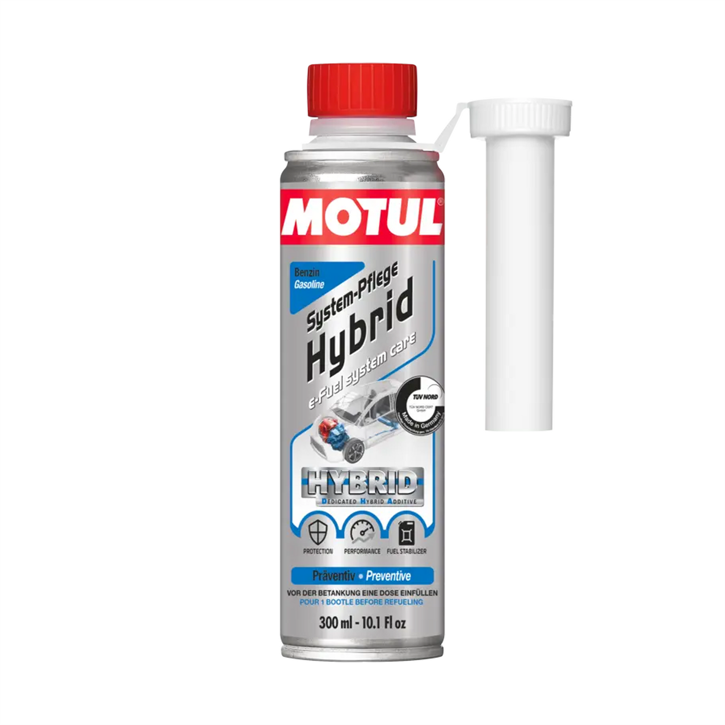 Motul E-Fuel System Care Hybrid Petrol Additive HEV PHEV Cleaner 300ml