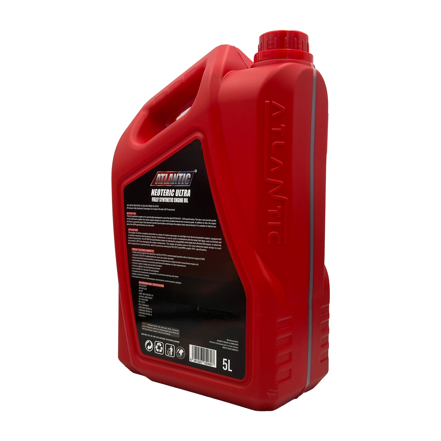 Atlantic 0w20 Fully Synthetic Engine Oil ACEA C5 C6 API SP SN PLUS, SN/RC