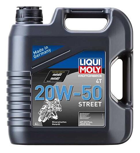 Liqui Moly 20w50 Mineral 4 Stroke Motorbike Engine Oil 4L