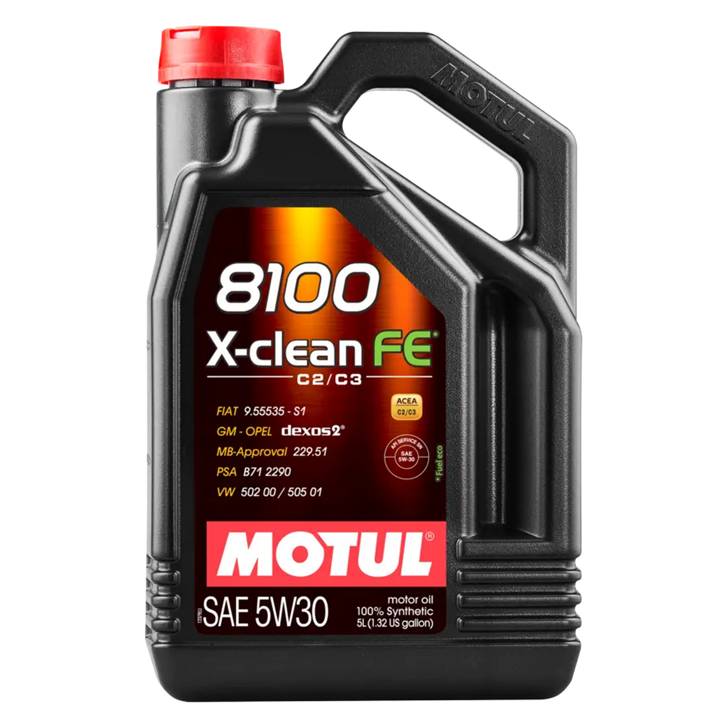 Motul 8100 X-CLEAN FE 5W30 Fully Synthetic Engine Oil ACEA C2, C3 Dexos 2 5L