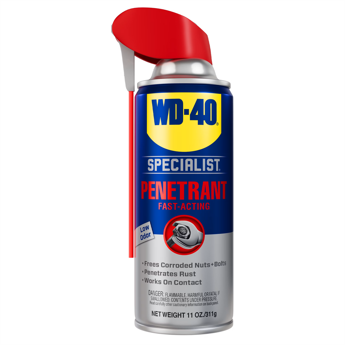 WD-40 Specialist Penetrant Smart Straw Rust Release Lubricant Spray 400ml