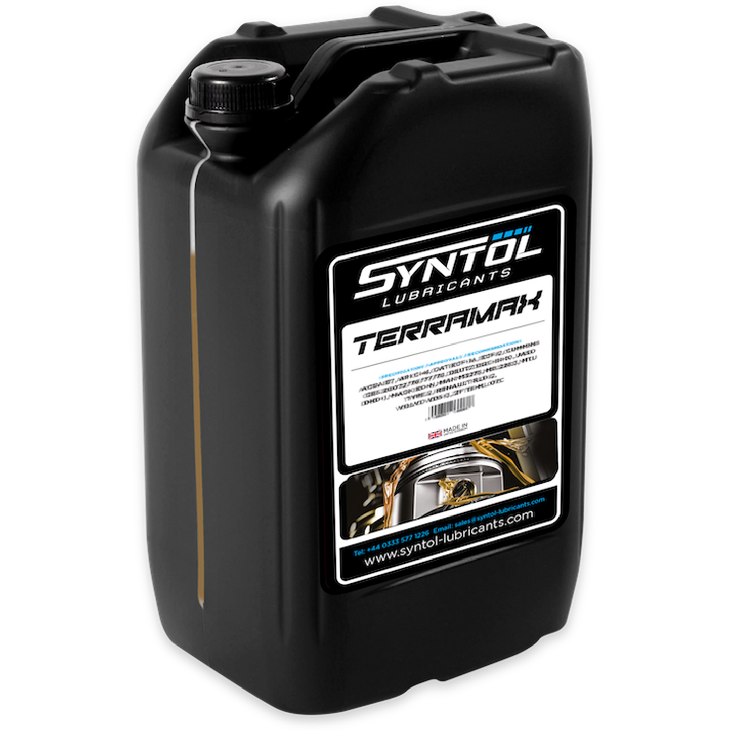 Syntol Terramax UTTO 10W-30 Mineral Tractor Transmission Oil API GL-4 JD20-C 20L