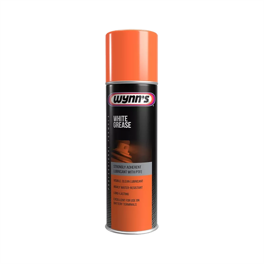 Wynns White Grease Spray Visible Clean Lubricant Water Resistant 500ml
